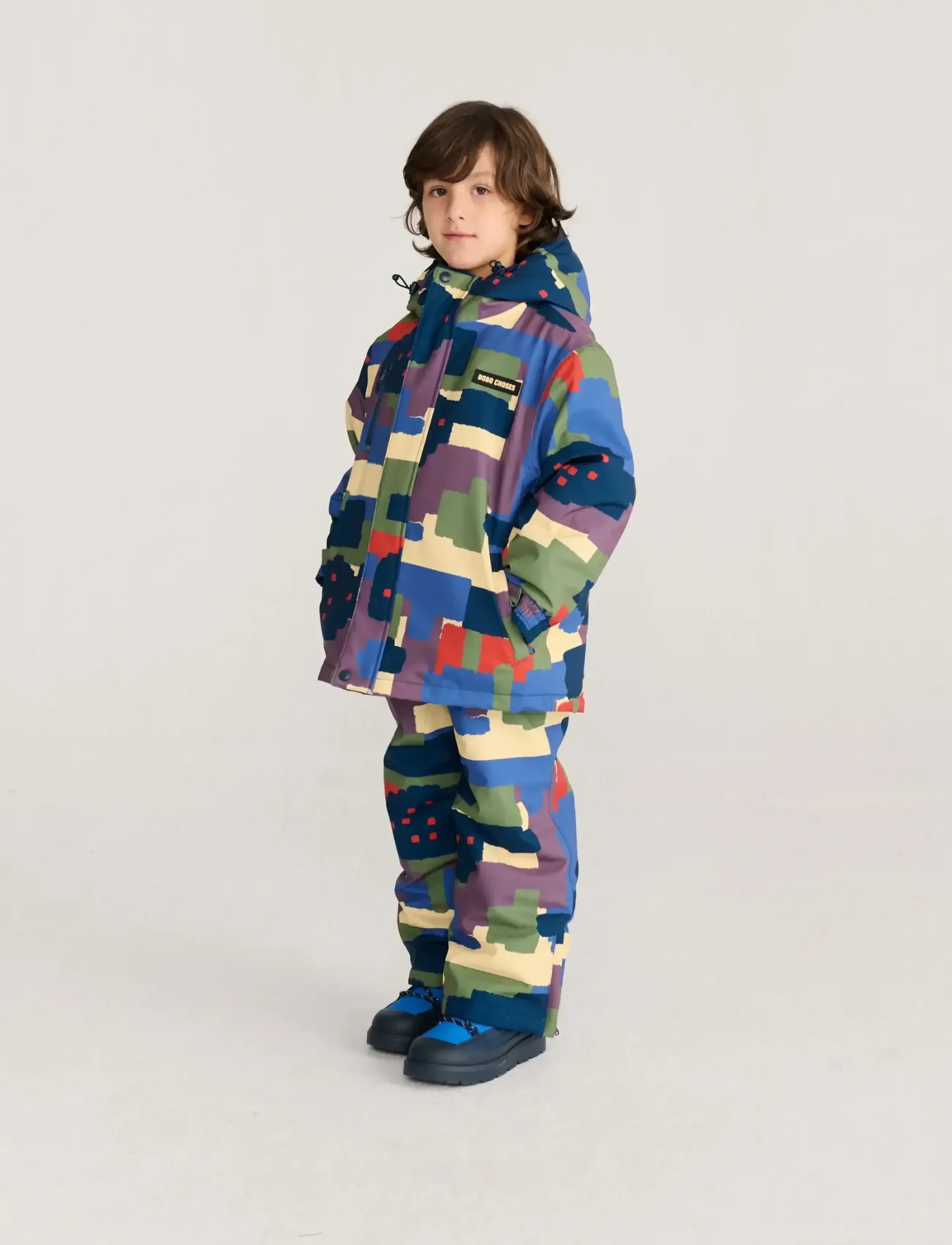 Bobo Choses - Paint Forest all over ski anorak - skíðajakkar - multi coloured - 3