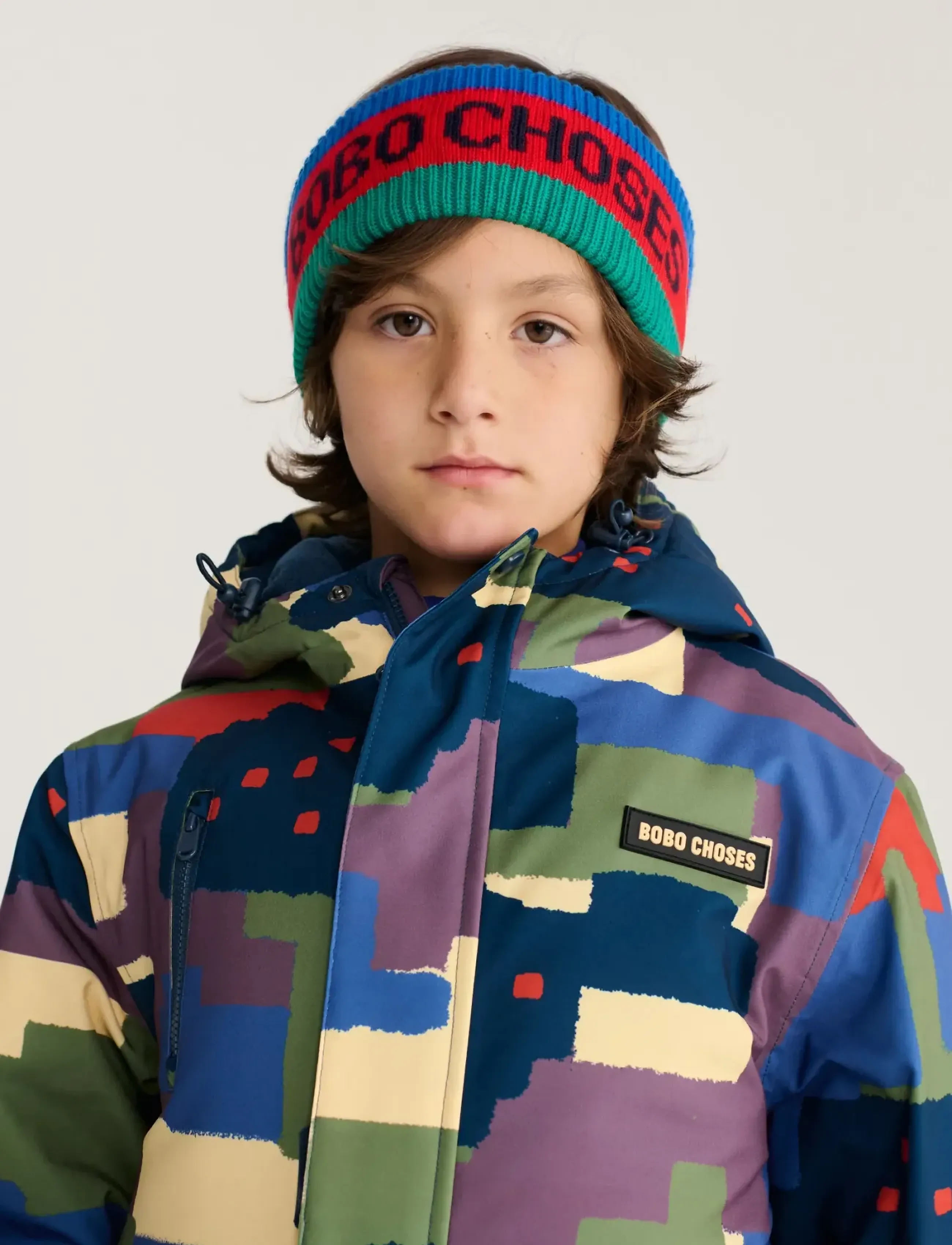 Bobo Choses - Paint Forest all over ski anorak - skíðajakkar - multi coloured - 4