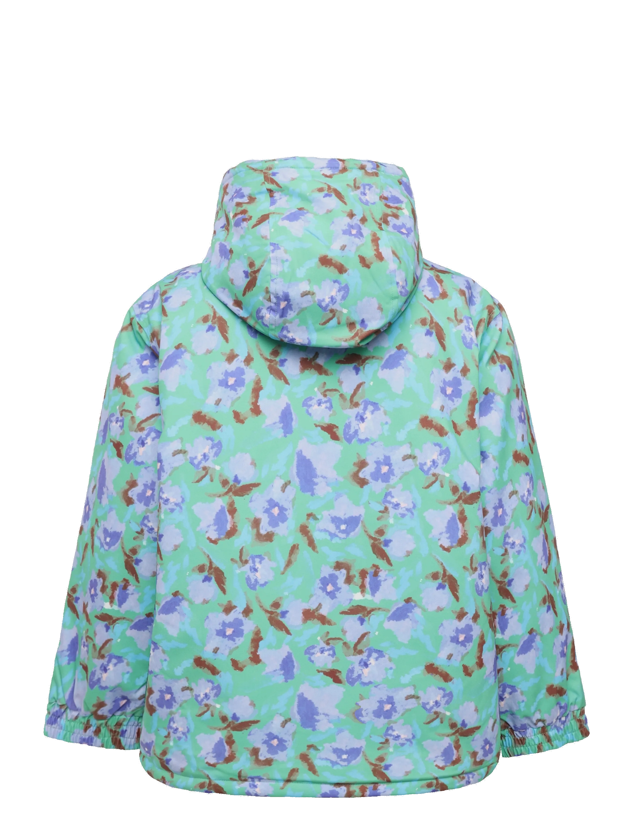 Bobo Choses - Watercolor all over ski anorak - skidjackor - green - 1