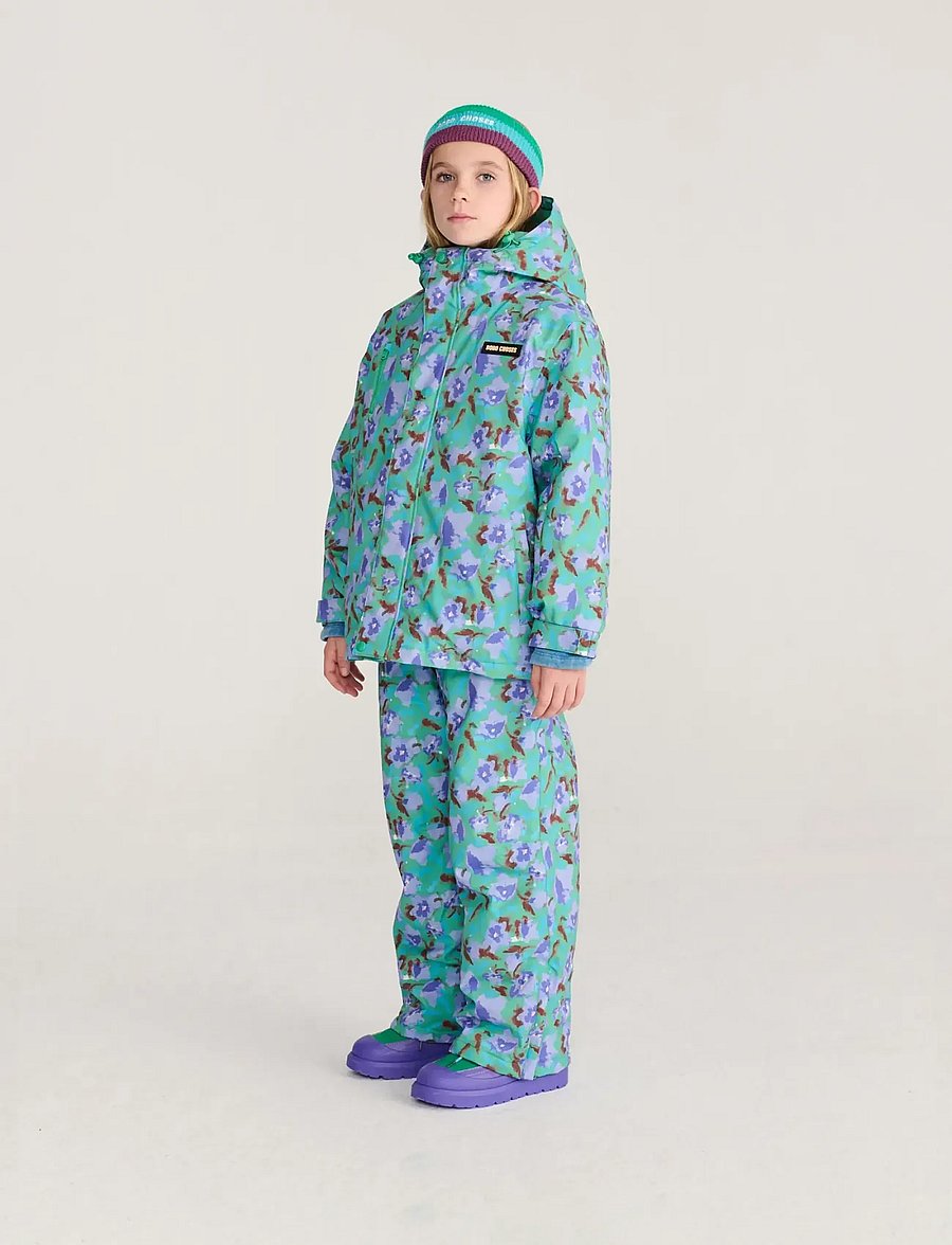 Bobo Choses - Watercolor all over ski pants - winterhose - purple - 4