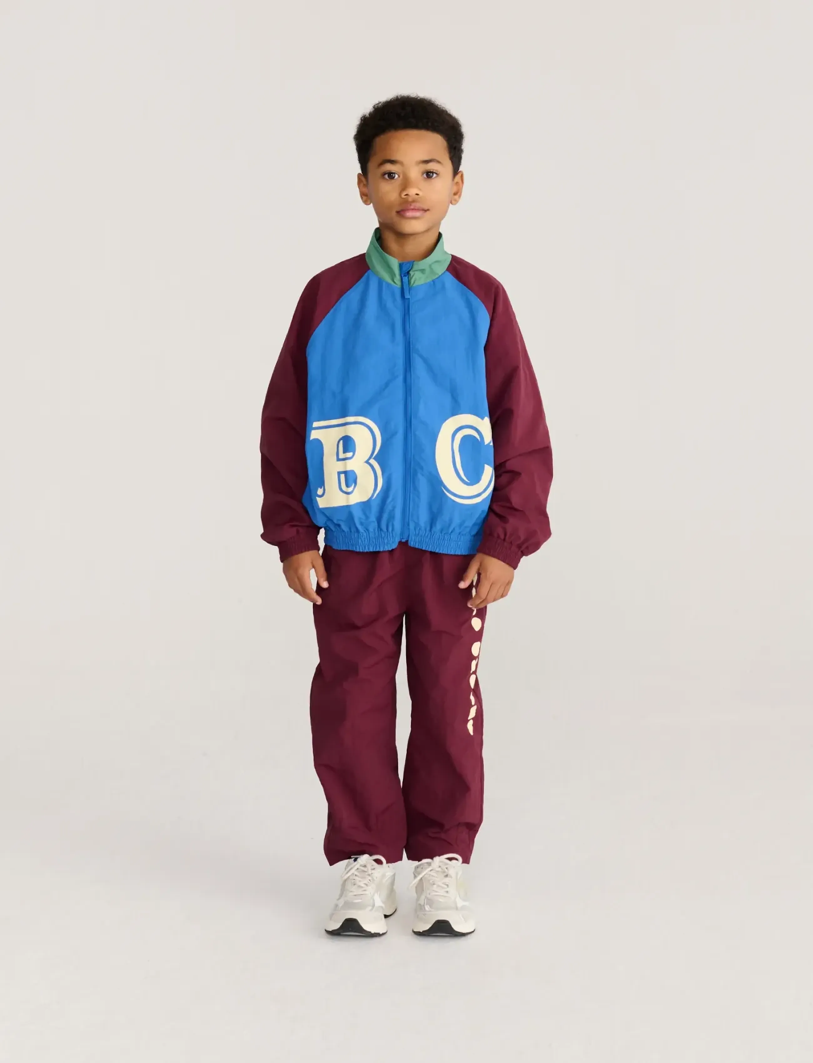 Bobo Choses - B.C. Embossed tracksuit jacket Bobo Choses - leichte jacken - blue - 4