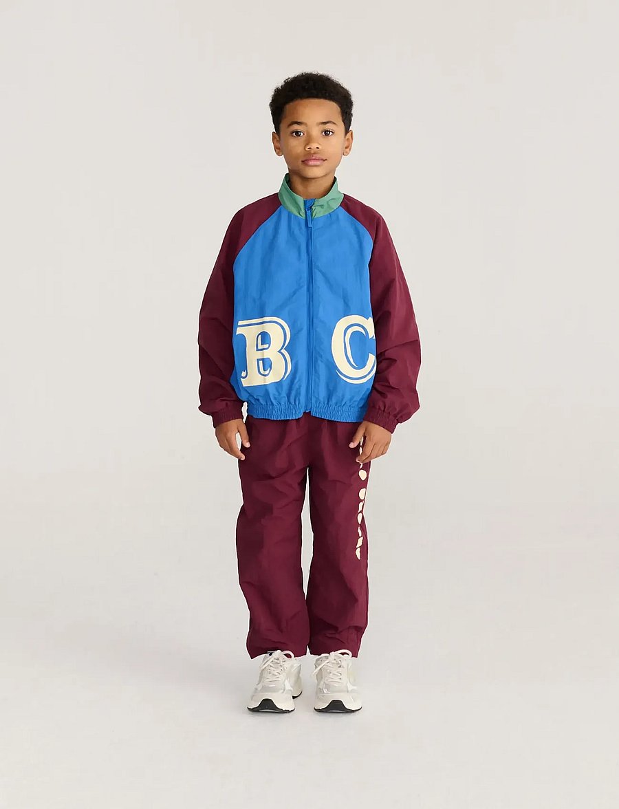 Bobo Choses - B.C. Embossed tracksuit jacket Bobo Choses - leichte jacken - blue - 4