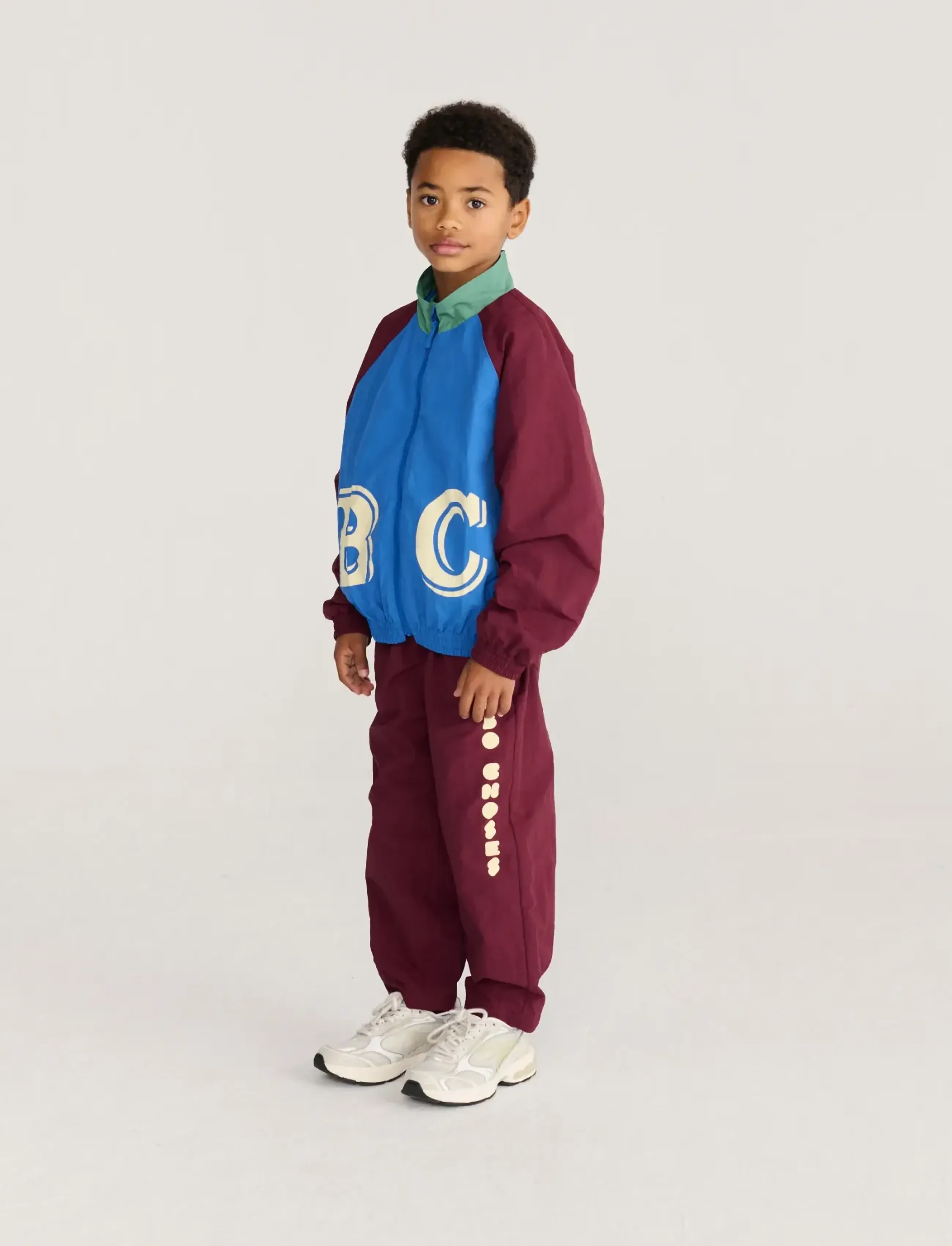 Bobo Choses - B.C. Embossed tracksuit jacket Bobo Choses - leichte jacken - blue - 5