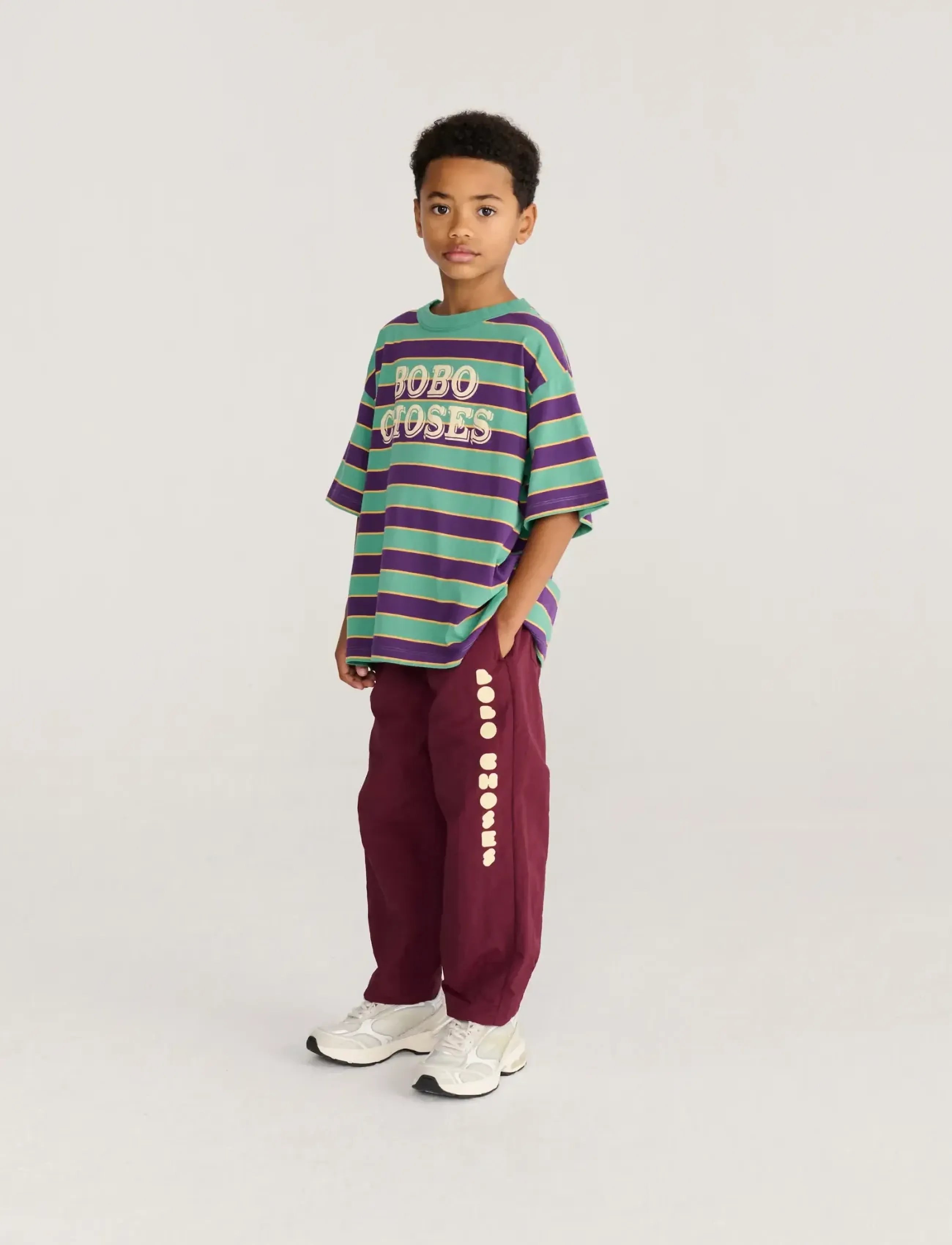 Bobo Choses - Bobo Choses Bolder tracksuit pants - jogginghosen - burgundy - 5