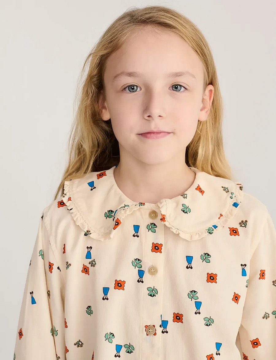 Bobo Choses - Blossom all over blouse Bobo Choses - pluusid ja tuunikad - white - 0