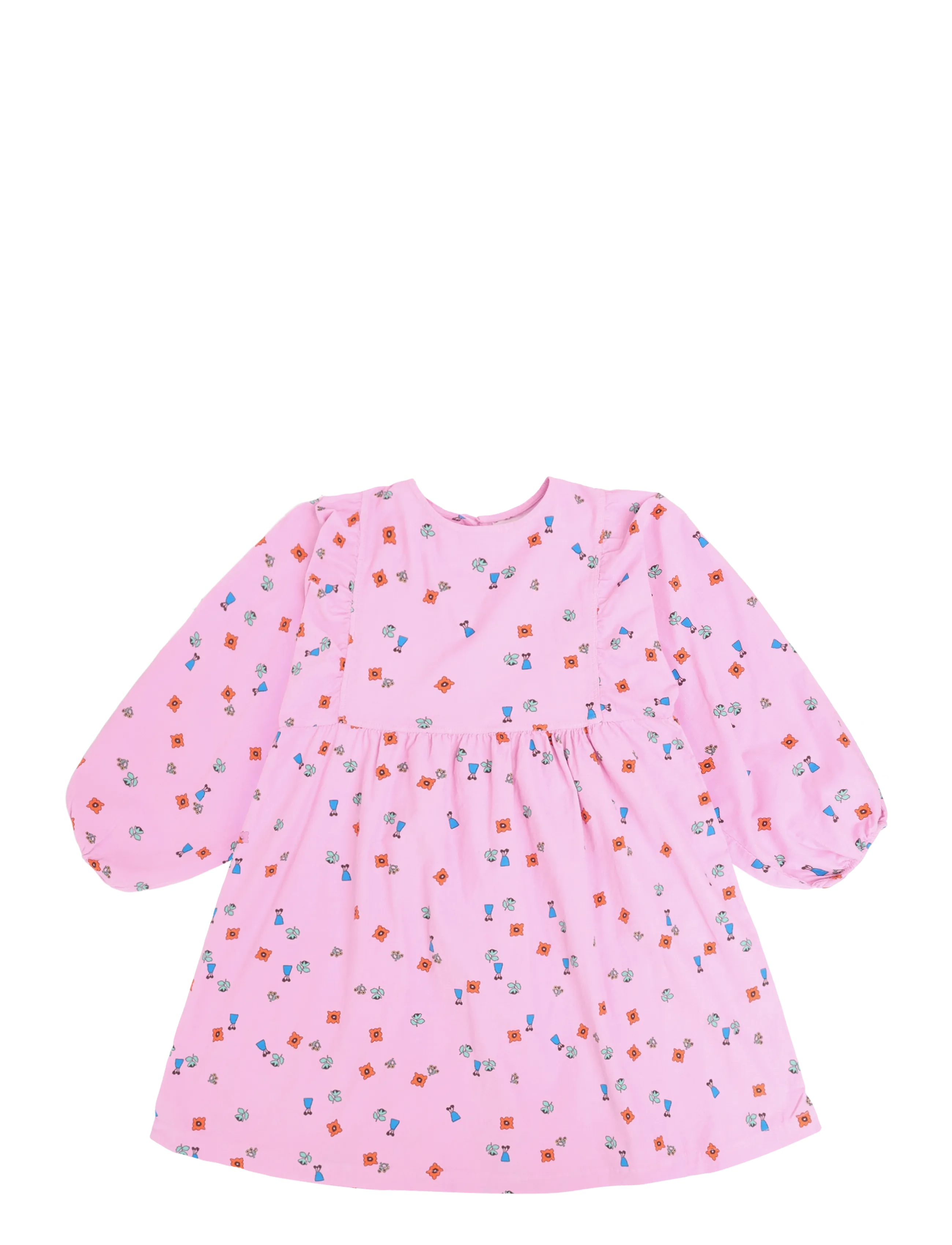 Bobo Choses Blossom all over woven dress - Riided - PINK / pink/rose