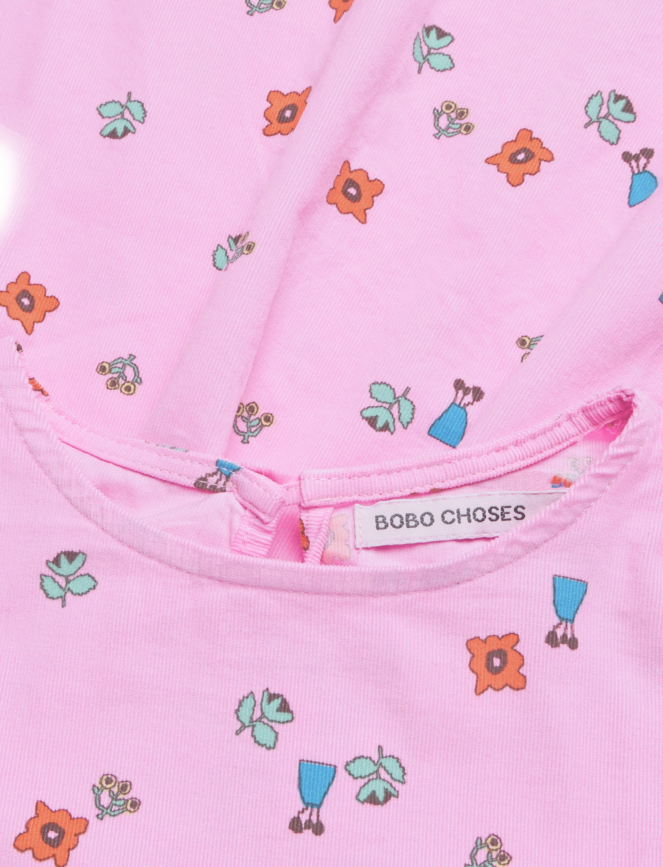 Bobo Choses - Blossom all over woven dress - pink - 2