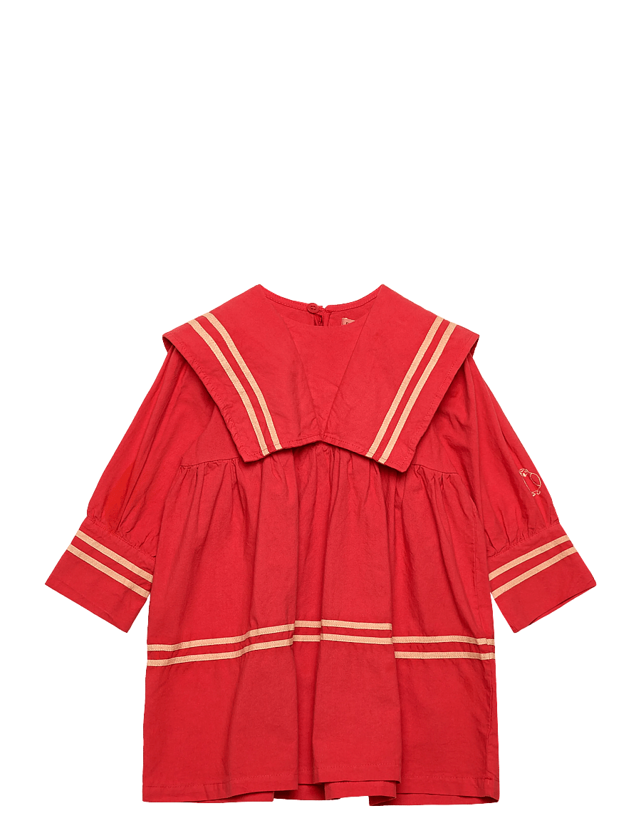 Bobo Choses - Bobo Choses sailor dress BC - kortärmade babyklänningar - red - 0