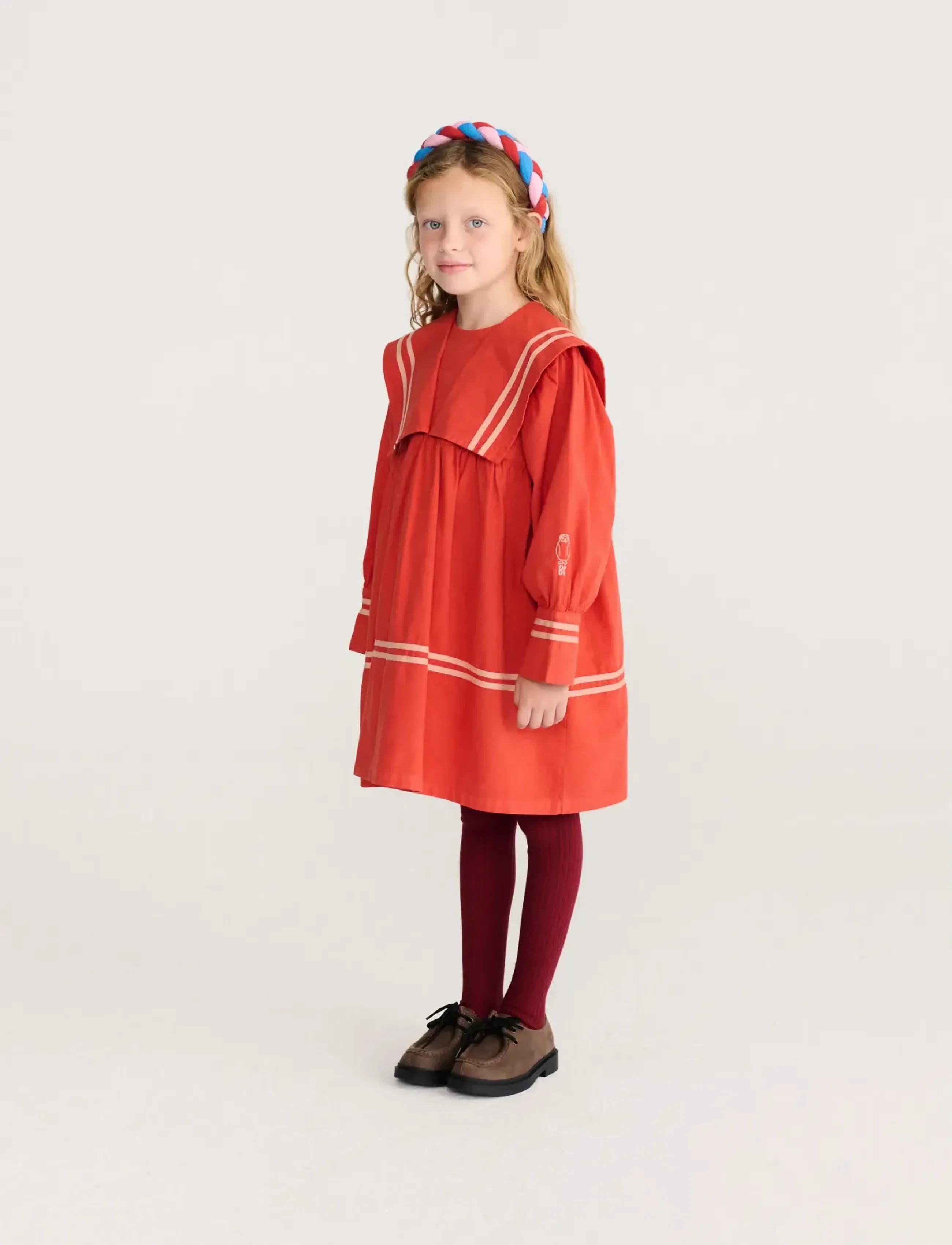Bobo Choses - Bobo Choses sailor dress BC - kortærmede babykjoler - red - 4
