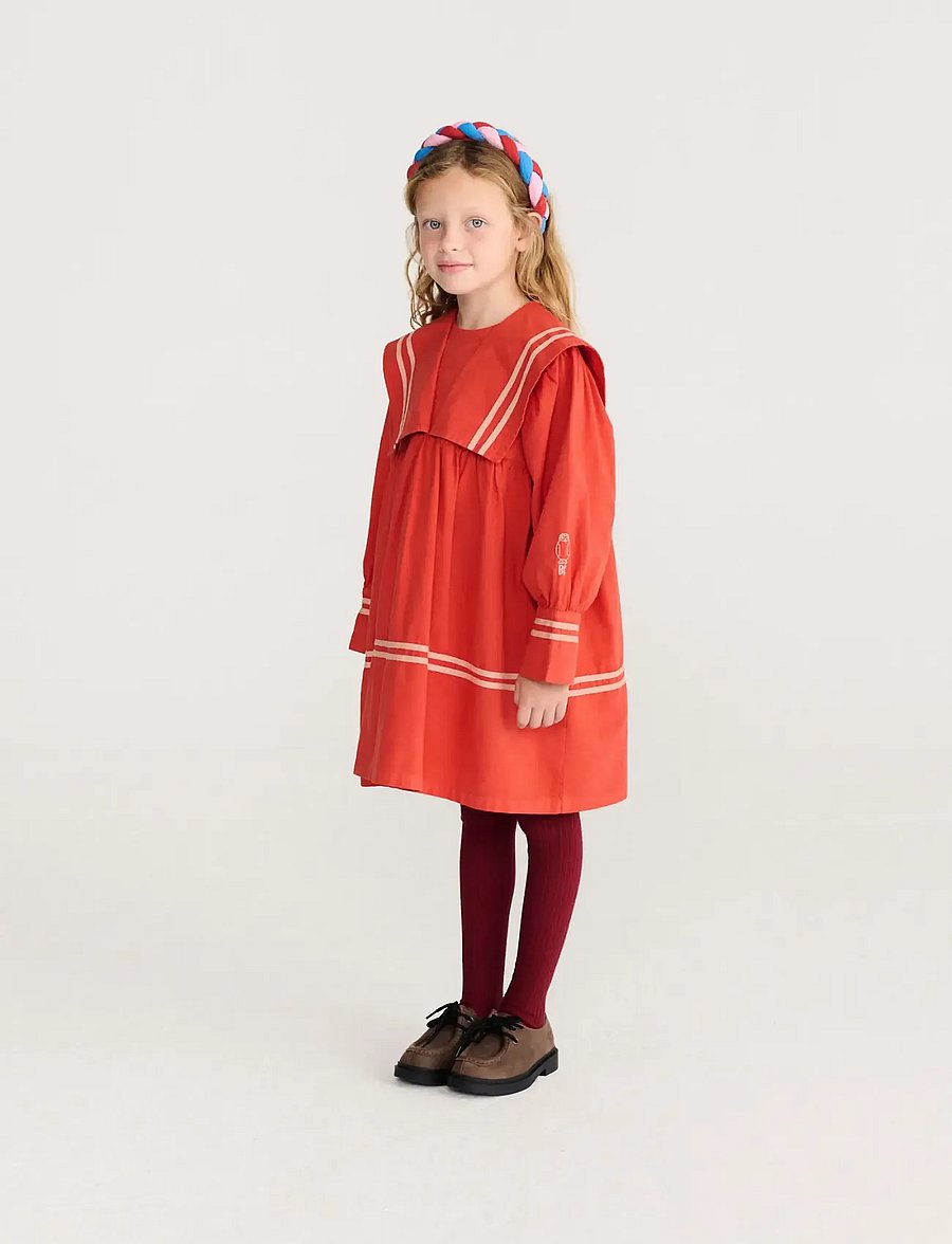 Bobo Choses - Bobo Choses sailor dress BC - kortærmede babykjoler - red - 4
