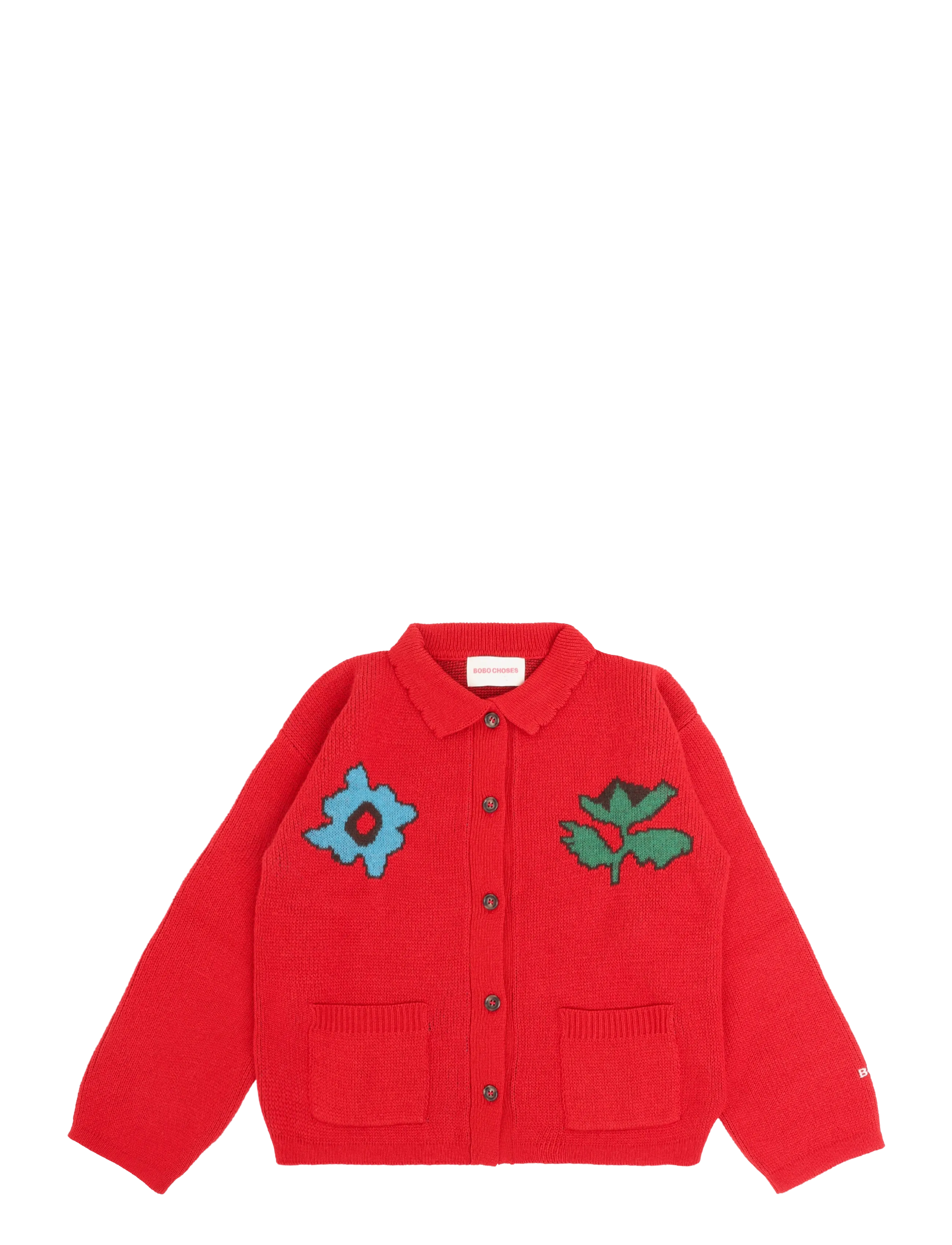 Bobo Choses Blossom cardigan BC Bobo Choses - Lapsed 98–134 - RED / red