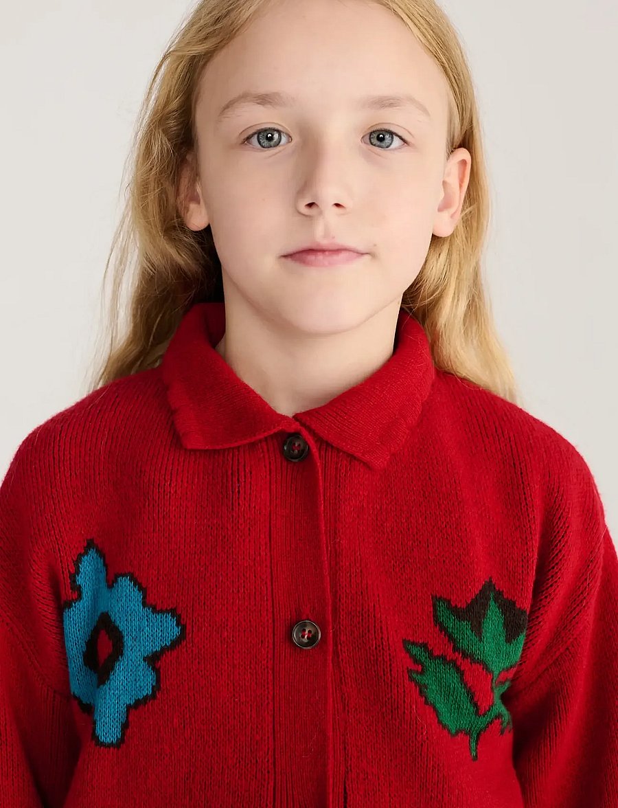 Bobo Choses - Blossom cardigan BC Bobo Choses - kardiganid - red - 0