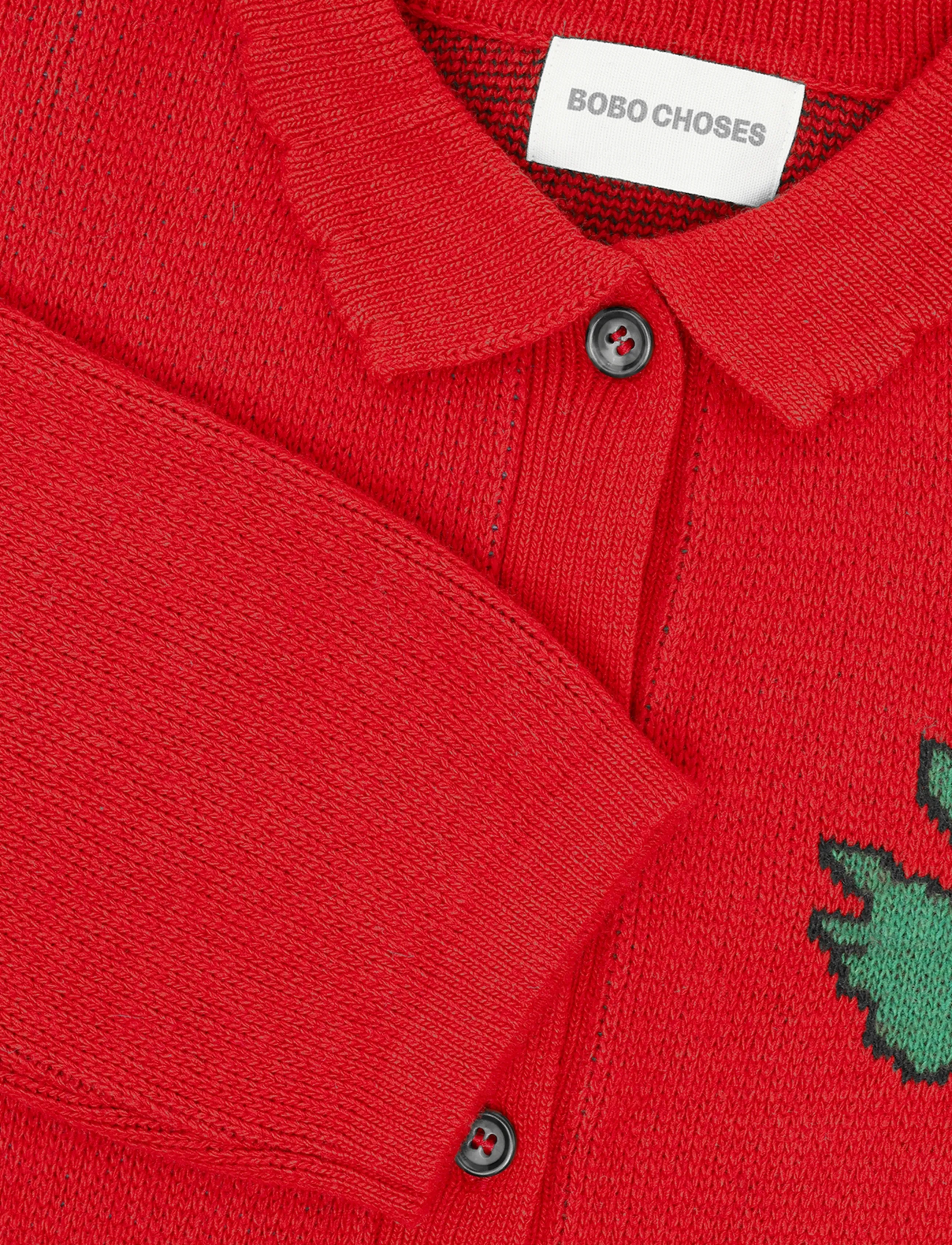 Bobo Choses - Blossom cardigan BC Bobo Choses - red - 2
