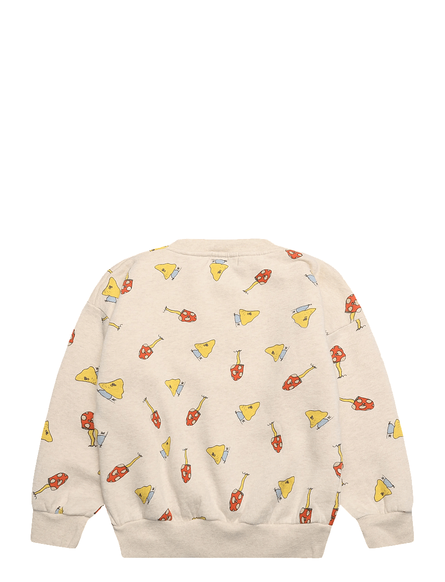 Bobo Choses - Mush Monster Duo all over sweatshirt - sweatshirts - white - 1