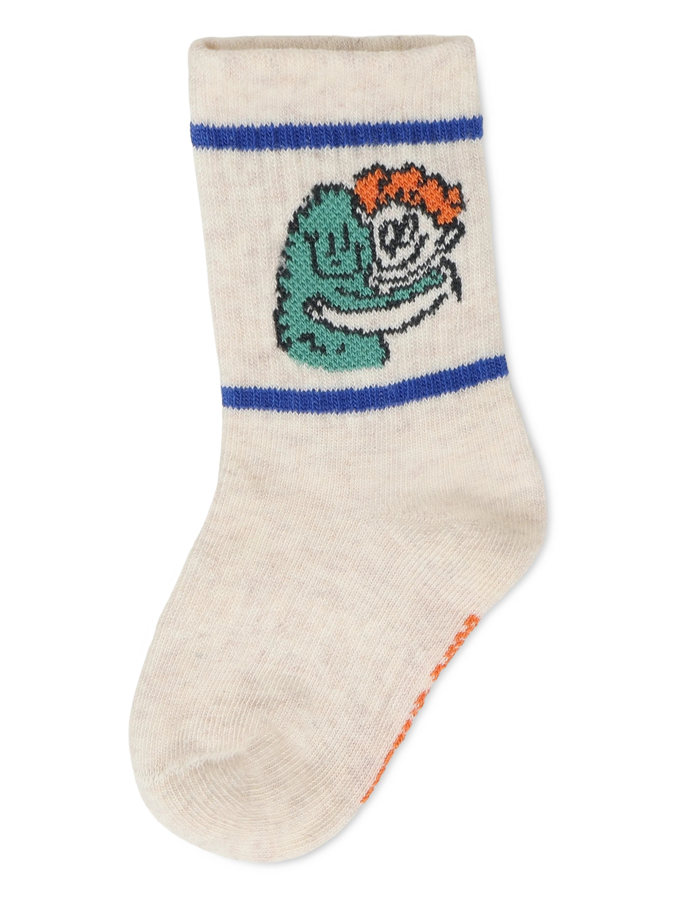 Bobo Choses Hug Hairy Monster short socks - Back to school - WHITE / white