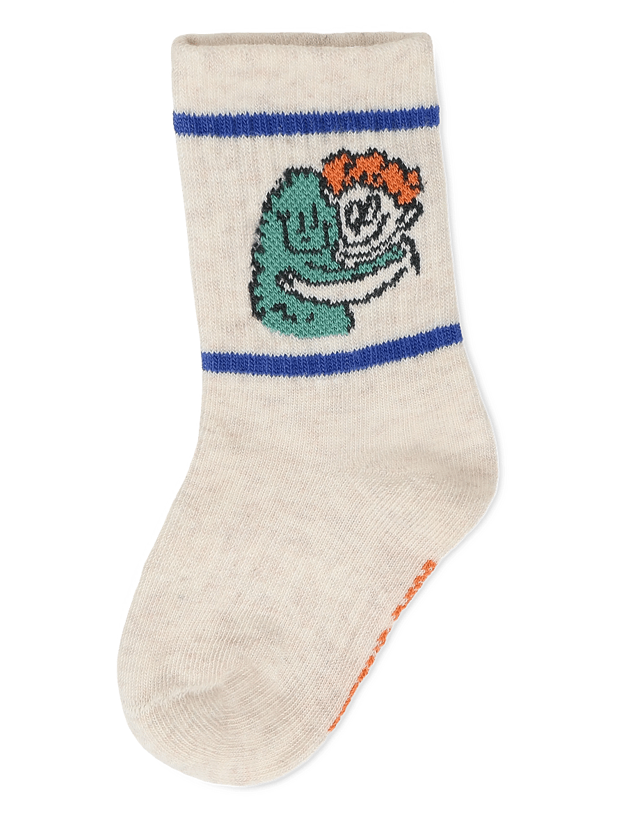 Bobo Choses - Hug Hairy Monster short socks - baby-socken - white - 0