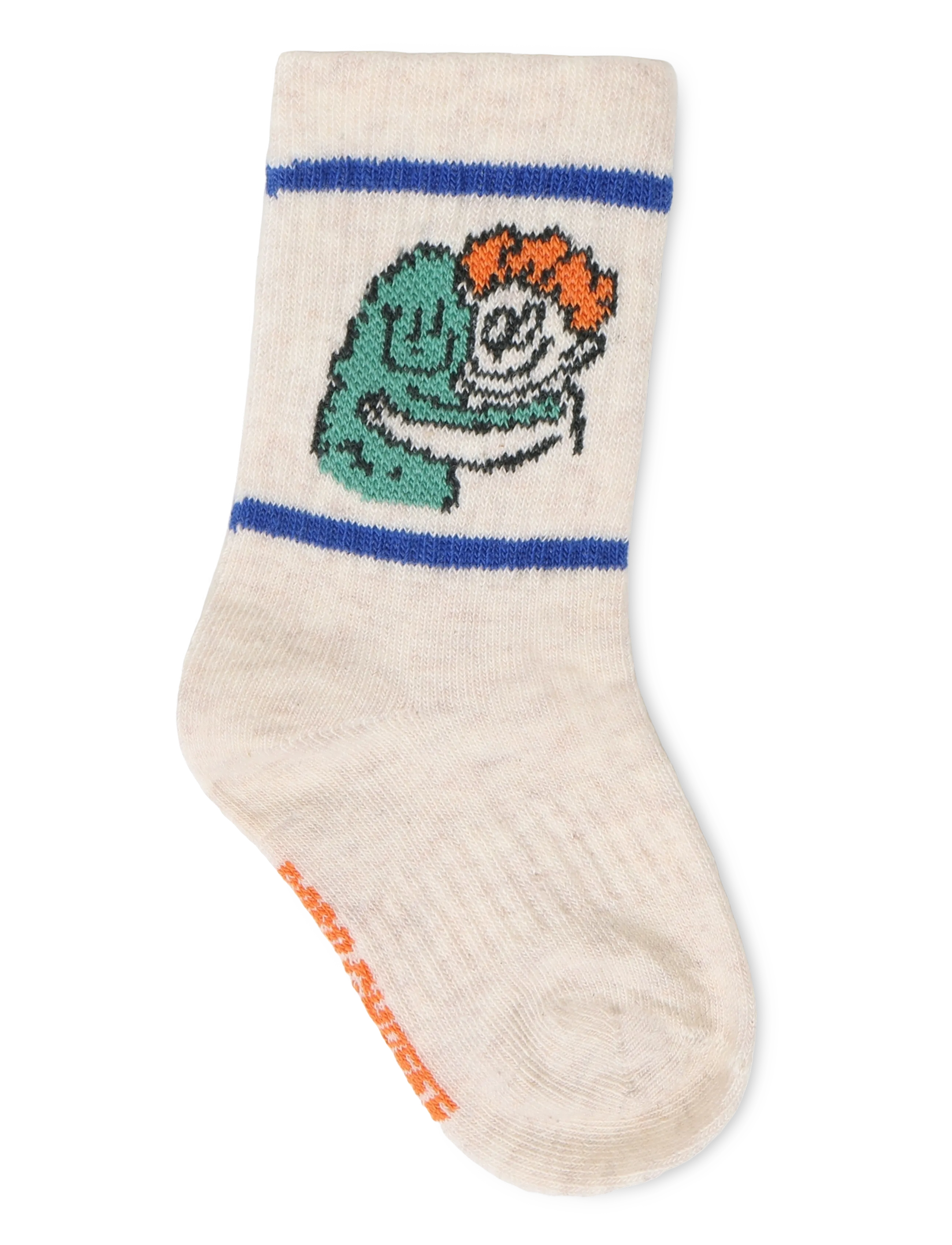Bobo Choses - Hug Hairy Monster short socks - white - 1