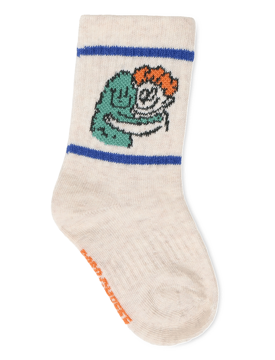Bobo Choses - Hug Hairy Monster short socks - baby-socken - white - 1