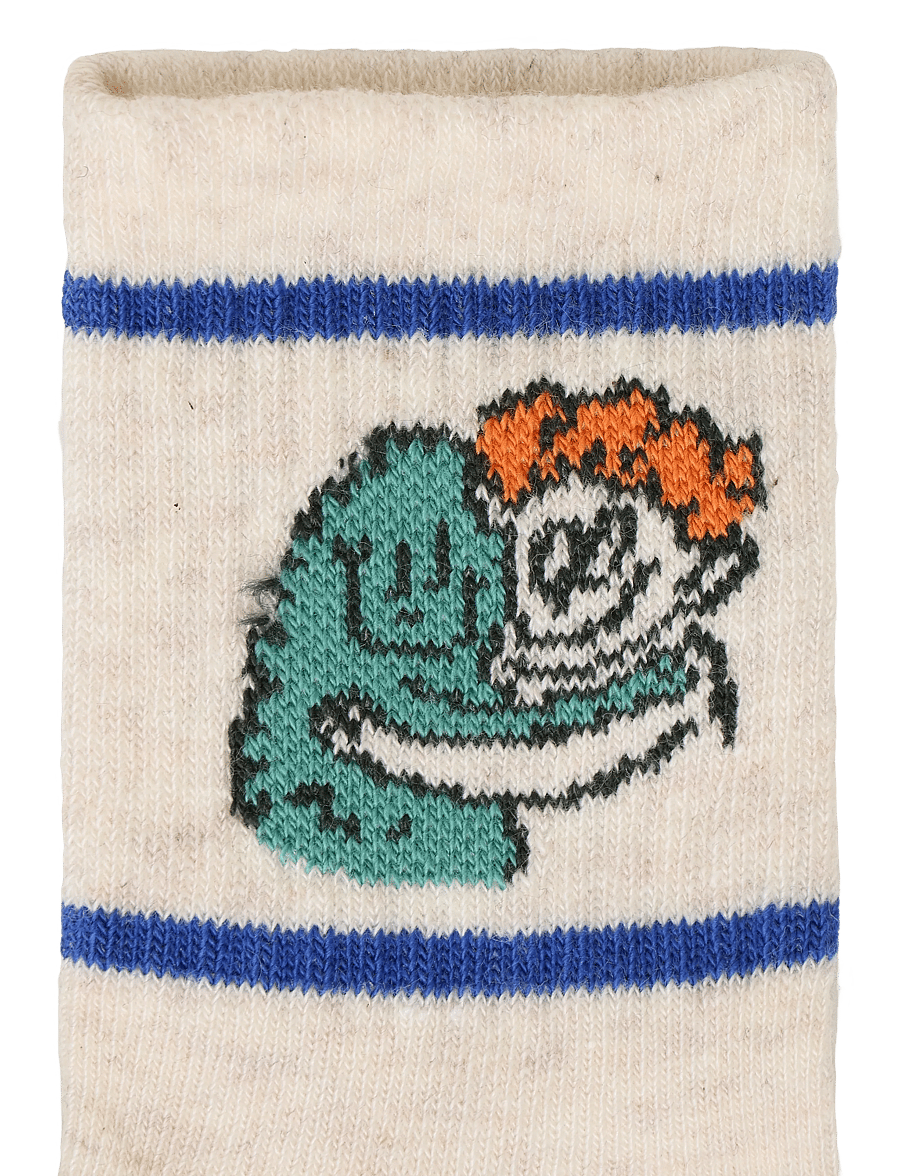 Bobo Choses - Hug Hairy Monster short socks - baby-socken - white - 2