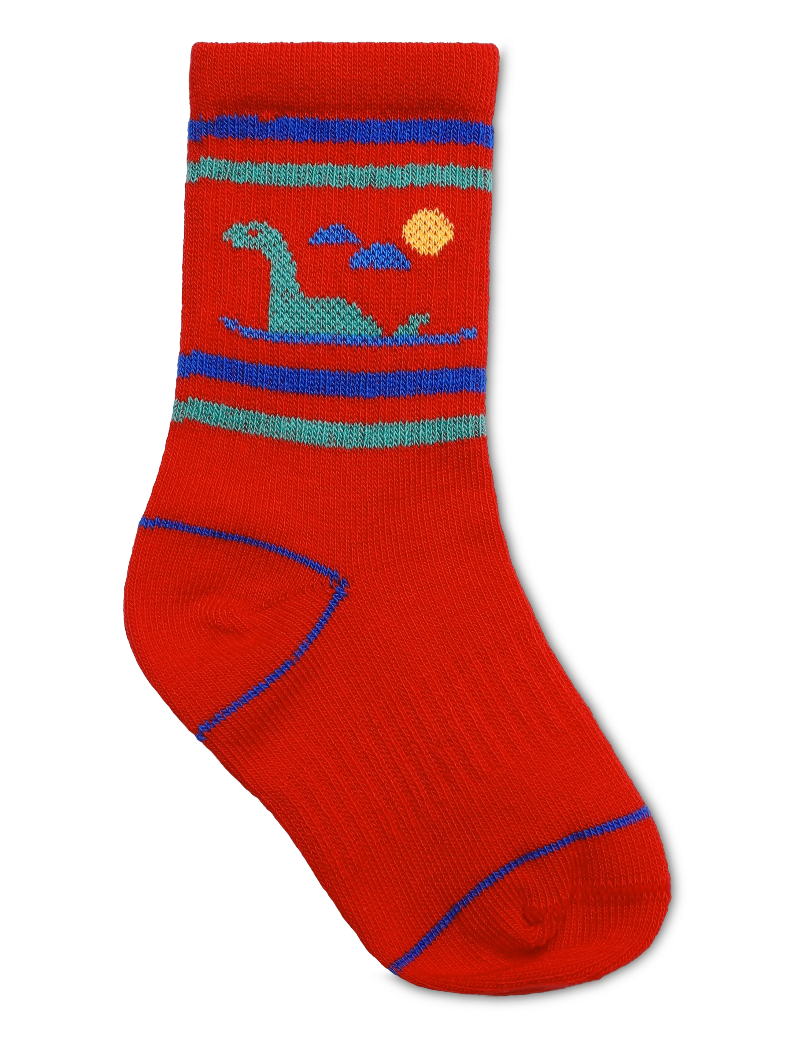 Bobo Choses - Lake Monster short socks Bobo Choses - red - 1