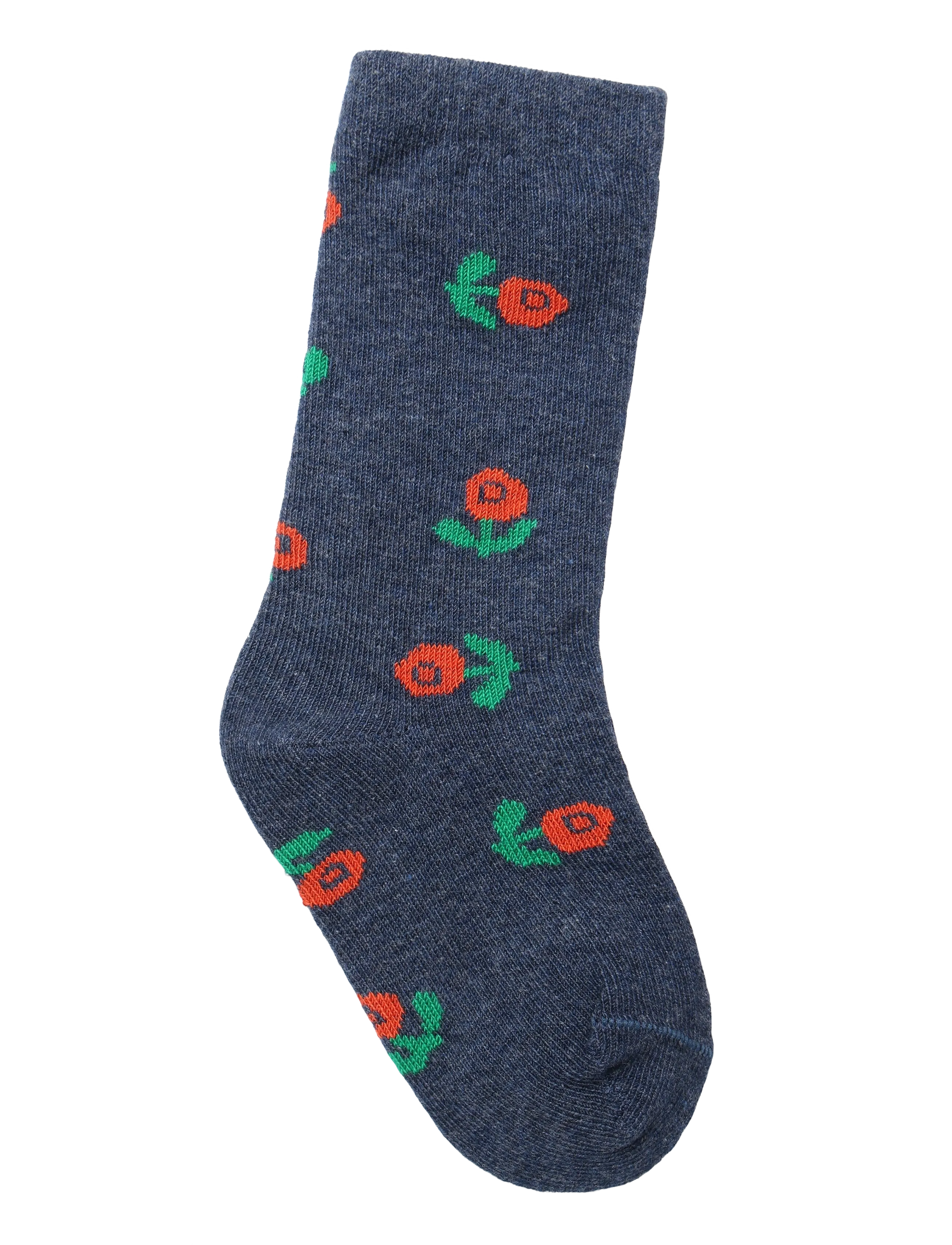 Bobo Choses - Stamp Bloom all over long socks - sokid - purple - 2
