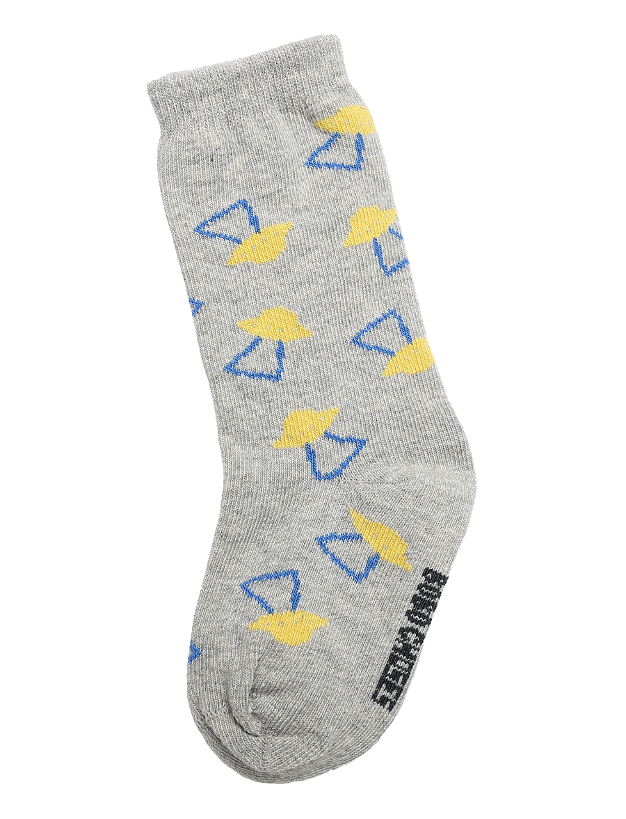Bobo Choses - Pixel Abduction all over long socks - strümpfe - grey - 0
