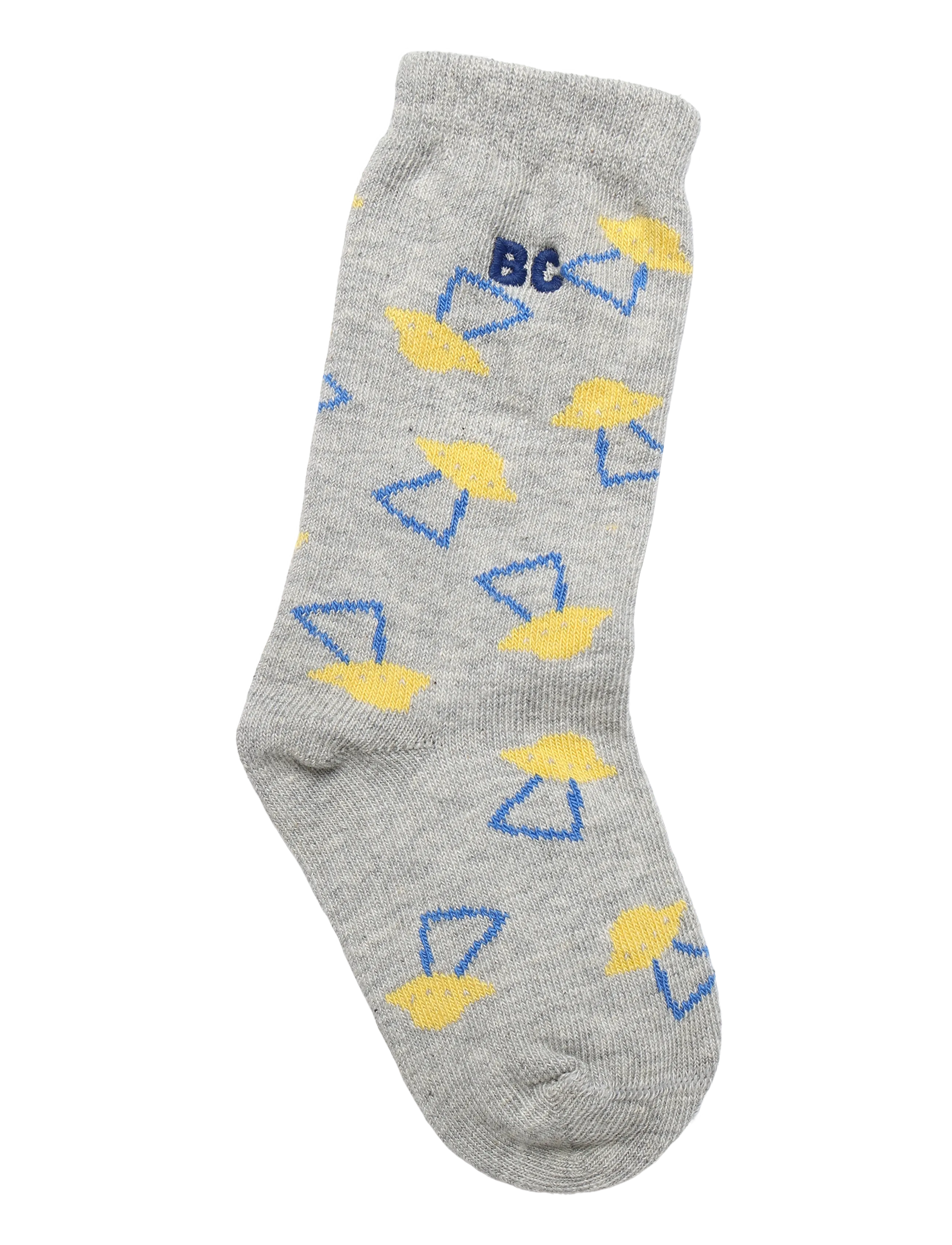 Bobo Choses - Pixel Abduction all over long socks - strümpfe - grey - 1