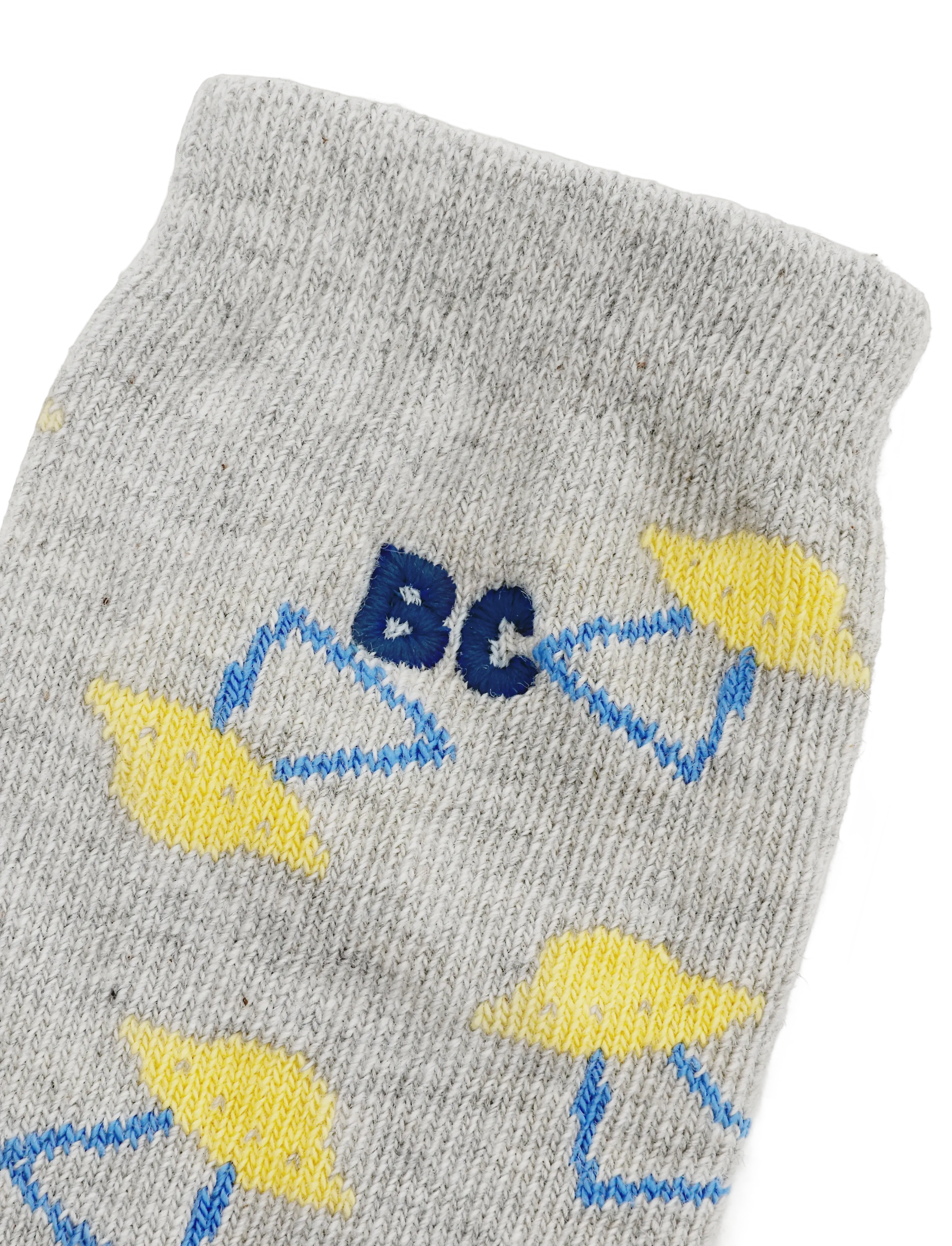 Bobo Choses - Pixel Abduction all over long socks - strümpfe - grey - 2
