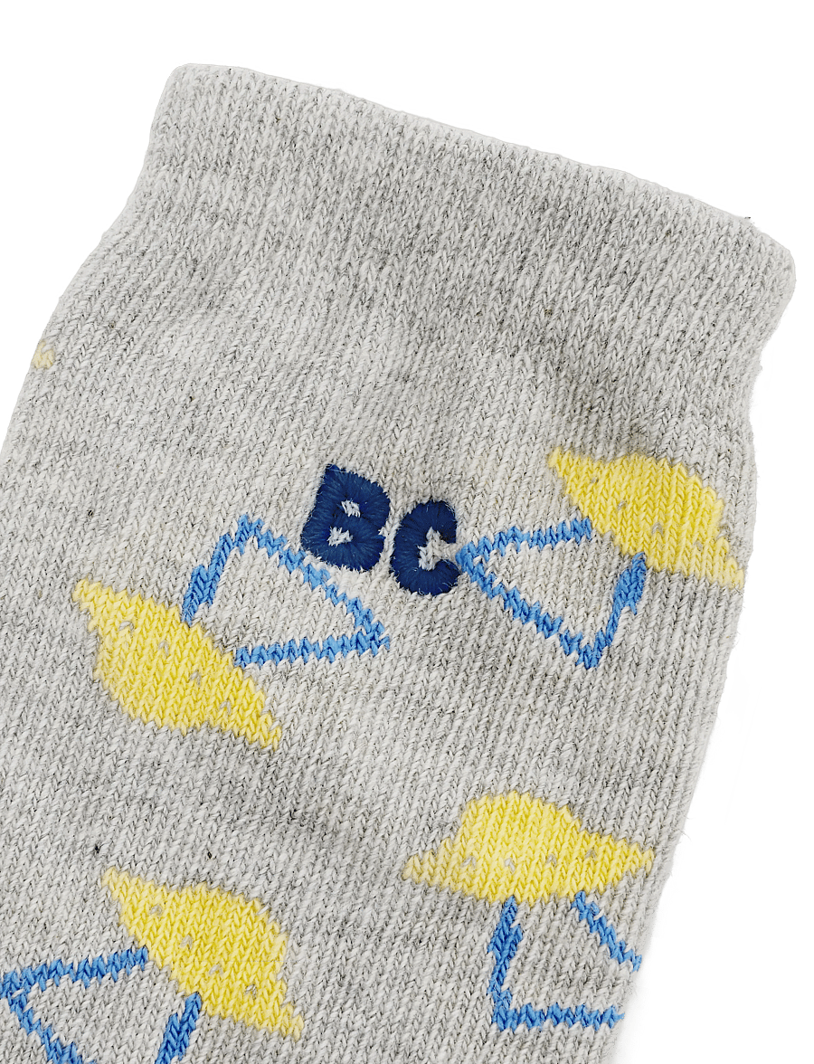 Bobo Choses - Pixel Abduction all over long socks - strümpfe - grey - 2