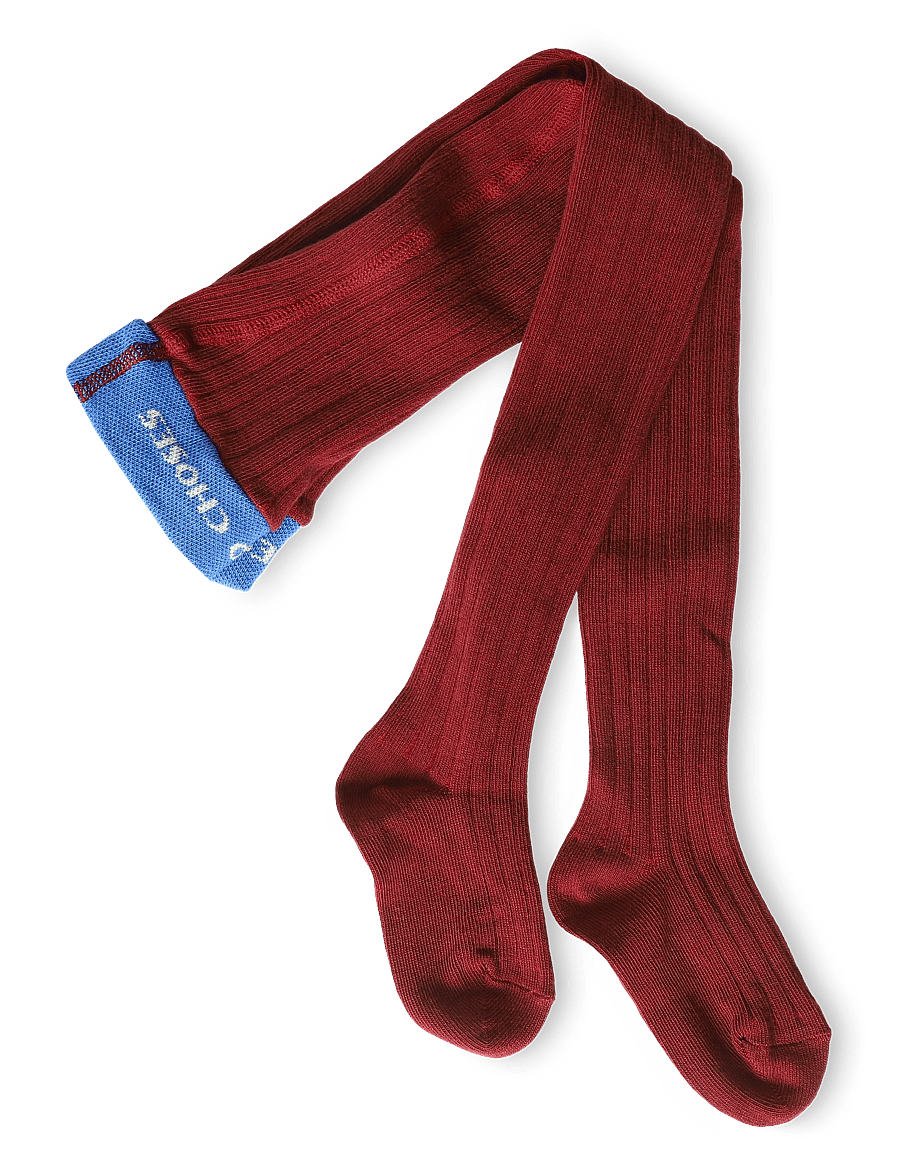 Bobo Choses - Bobo Choses ribbed tights Bobo Choses - strømpebukser - red - 0