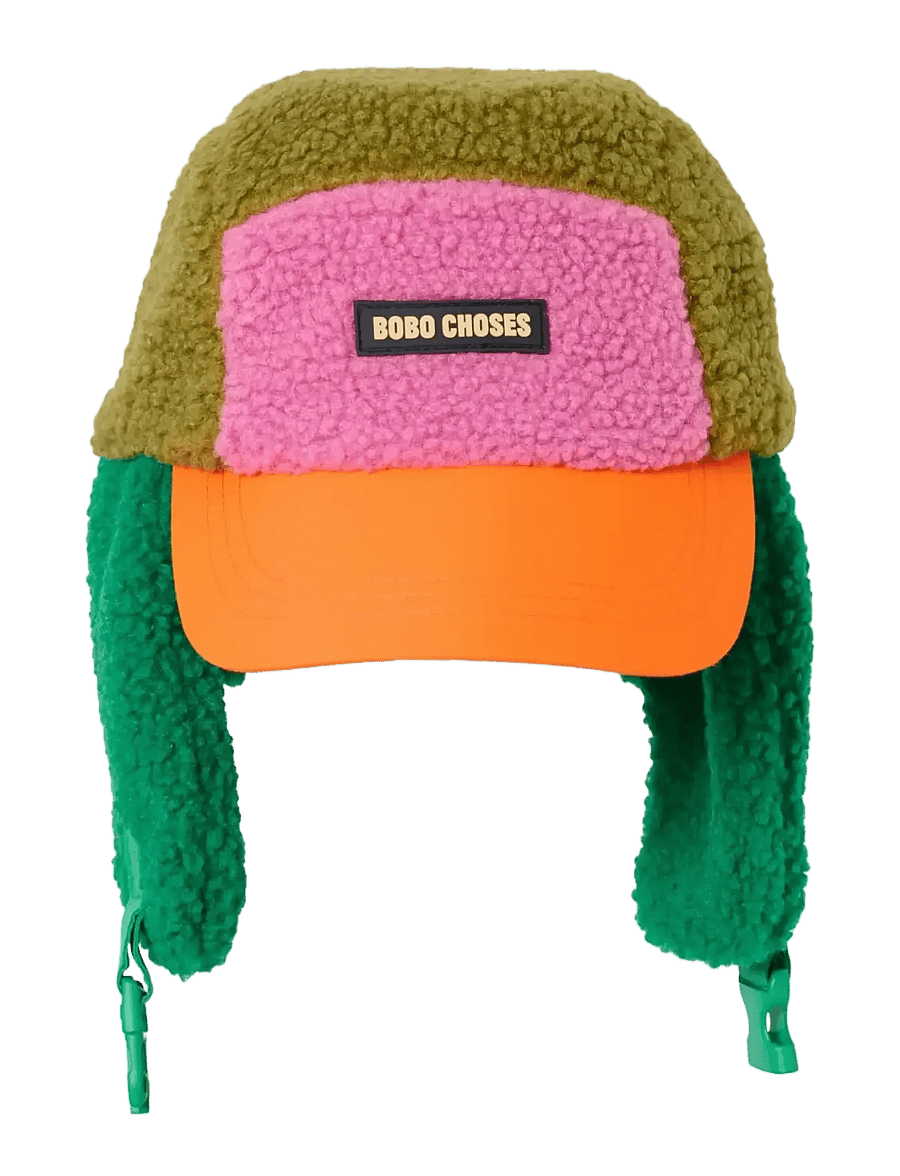 Bobo Choses - Softpaw Monster all over winter cap - talvemütsid - pink - 0