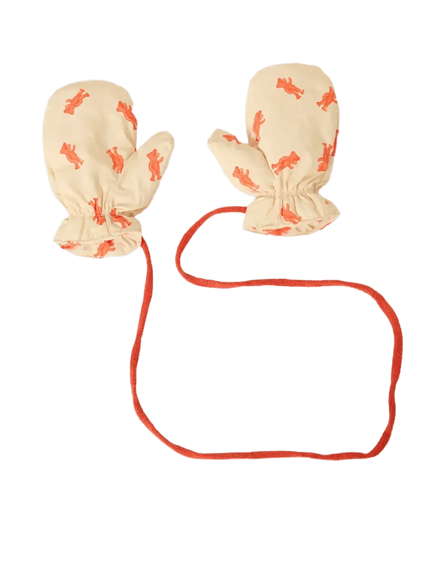 Bobo Choses - Softpaw Monster all over mittens - handsker - pink - 1