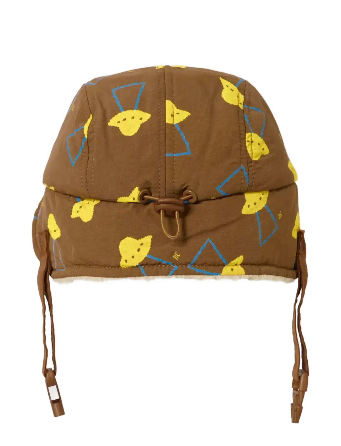 Bobo Choses - Pixel Abduction all over winter cap - talvemütsid - brown - 2