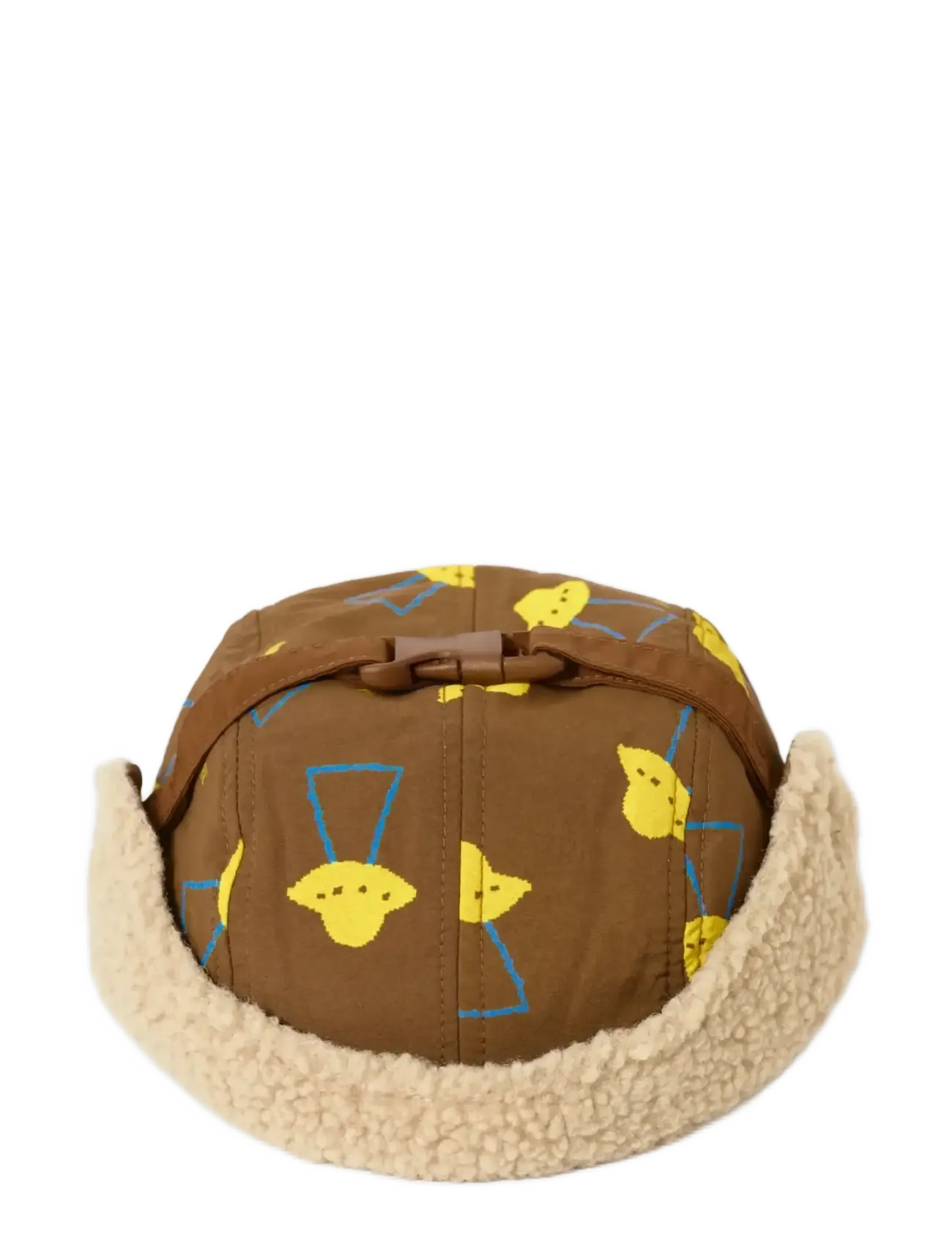 Bobo Choses - Pixel Abduction all over winter cap - talvemütsid - brown - 3
