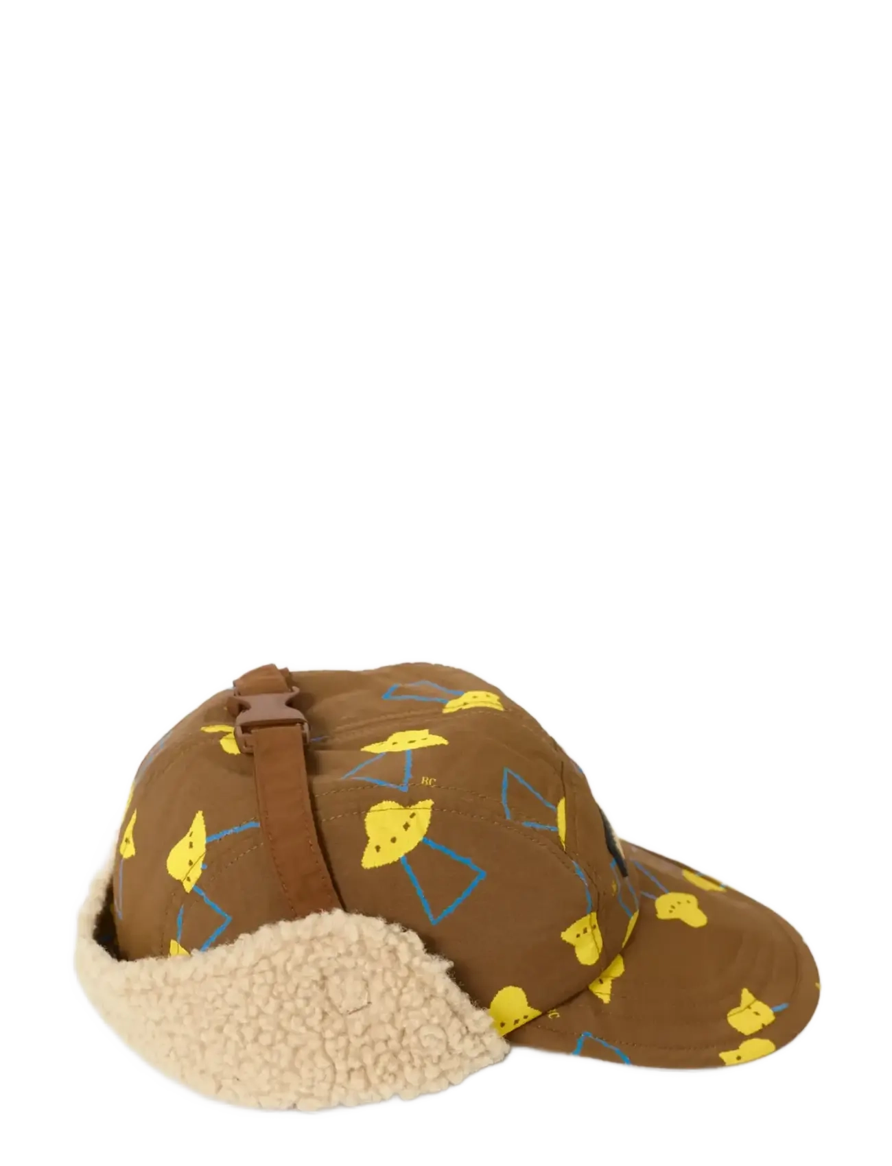 Bobo Choses - Pixel Abduction all over winter cap - talvemütsid - brown - 4