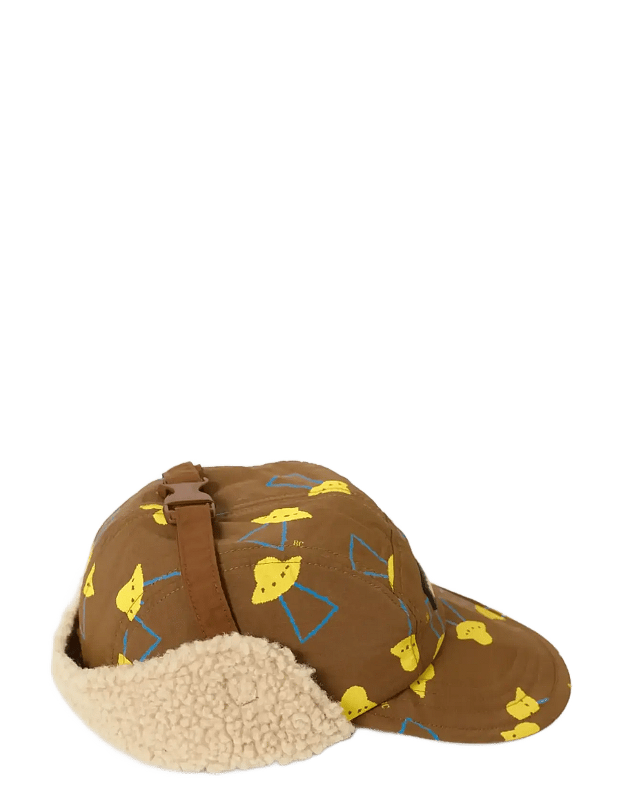 Bobo Choses - Pixel Abduction all over winter cap - talvemütsid - brown - 4