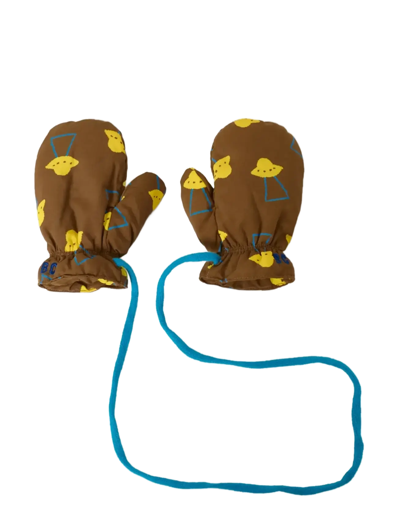 Bobo Choses Pixel Abduction all over mittens - Winter accessories - BROWN / brown