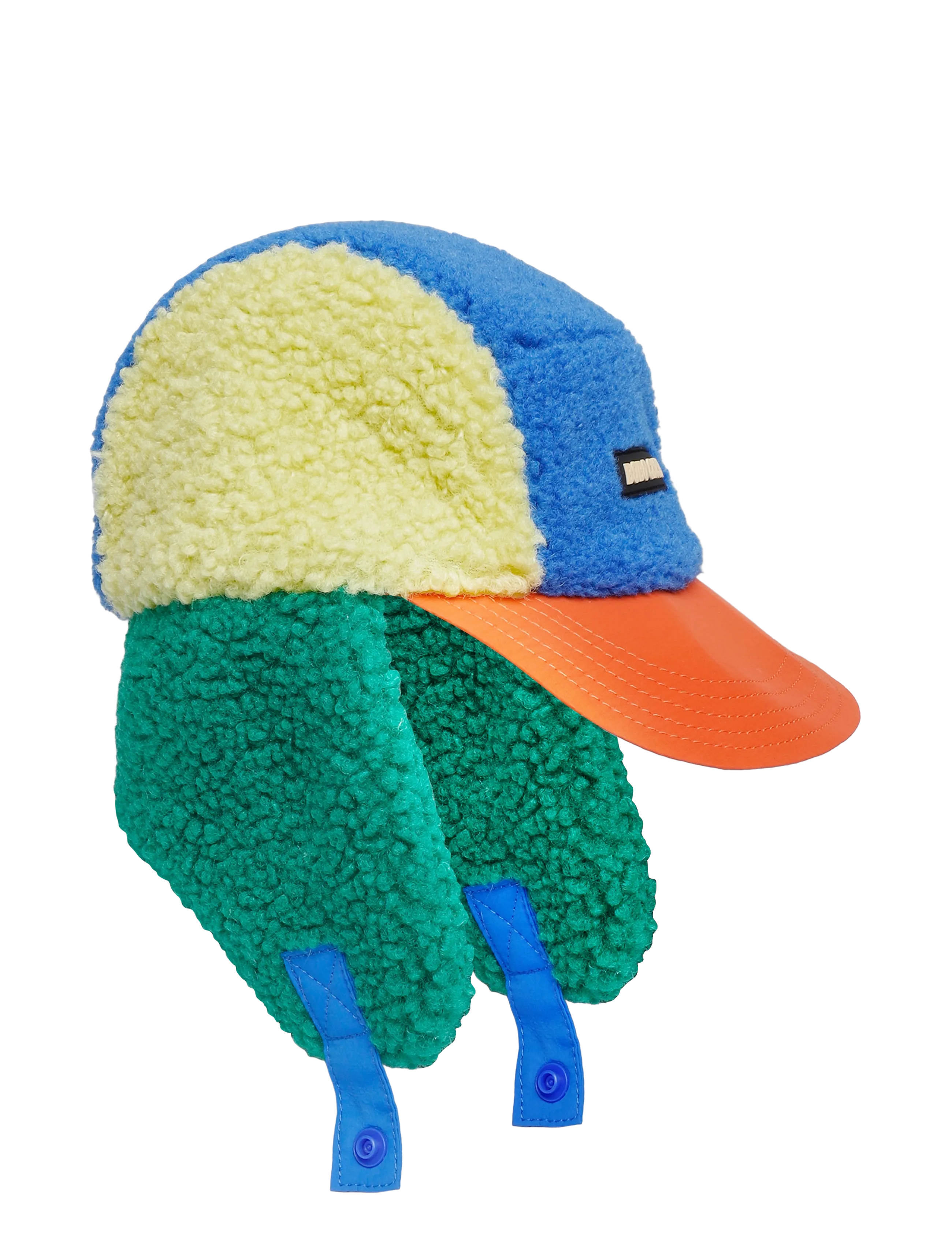 Bobo Choses Bobo Choses color block sheepskin chapka - Accessories - MULTI COLOURED / multi