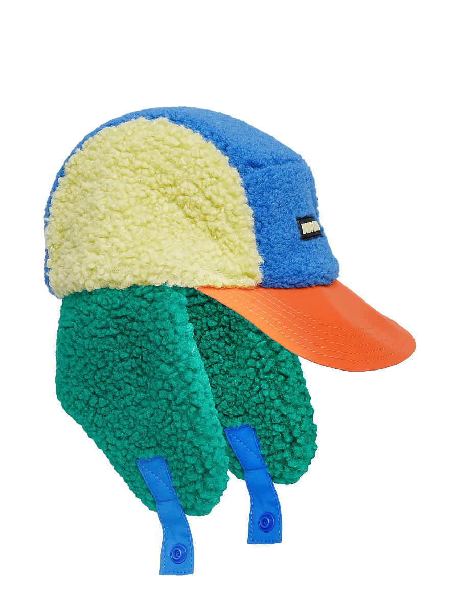 Bobo Choses - Bobo Choses color block sheepskin chapka - vintermössor - multi coloured - 0