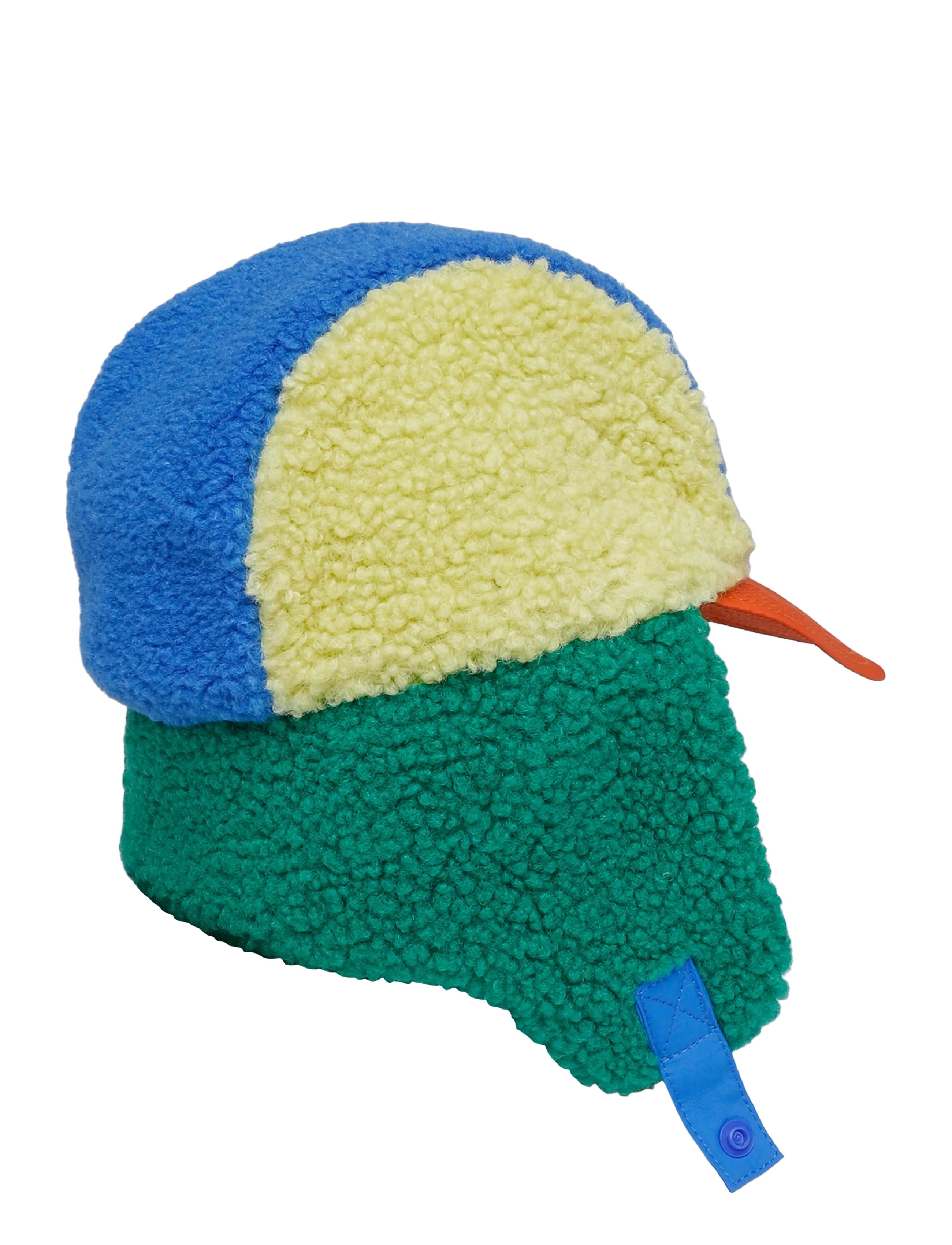 Bobo Choses - Bobo Choses color block sheepskin chapka - multi coloured - 1