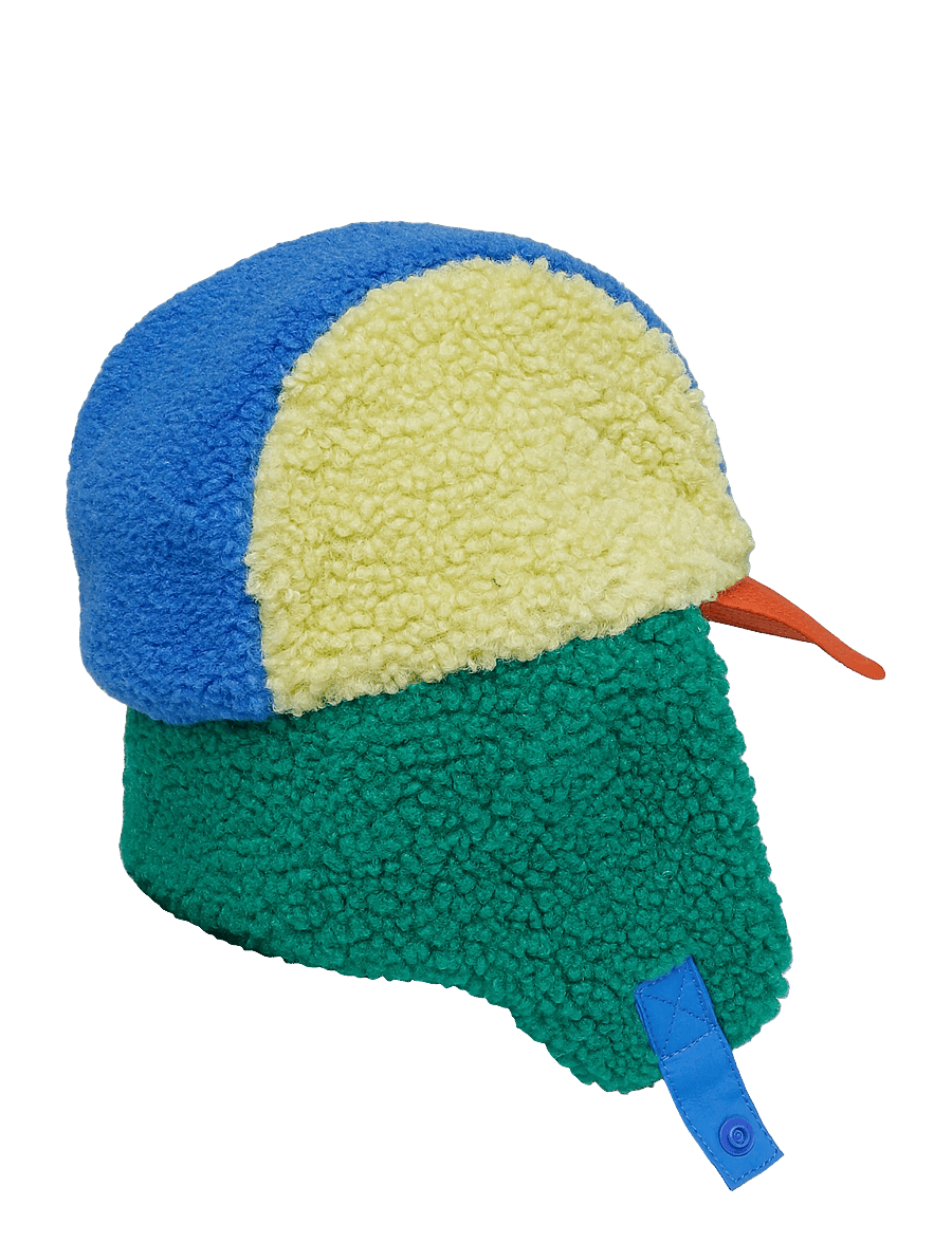 Bobo Choses - Bobo Choses color block sheepskin chapka - vintermössor - multi coloured - 1