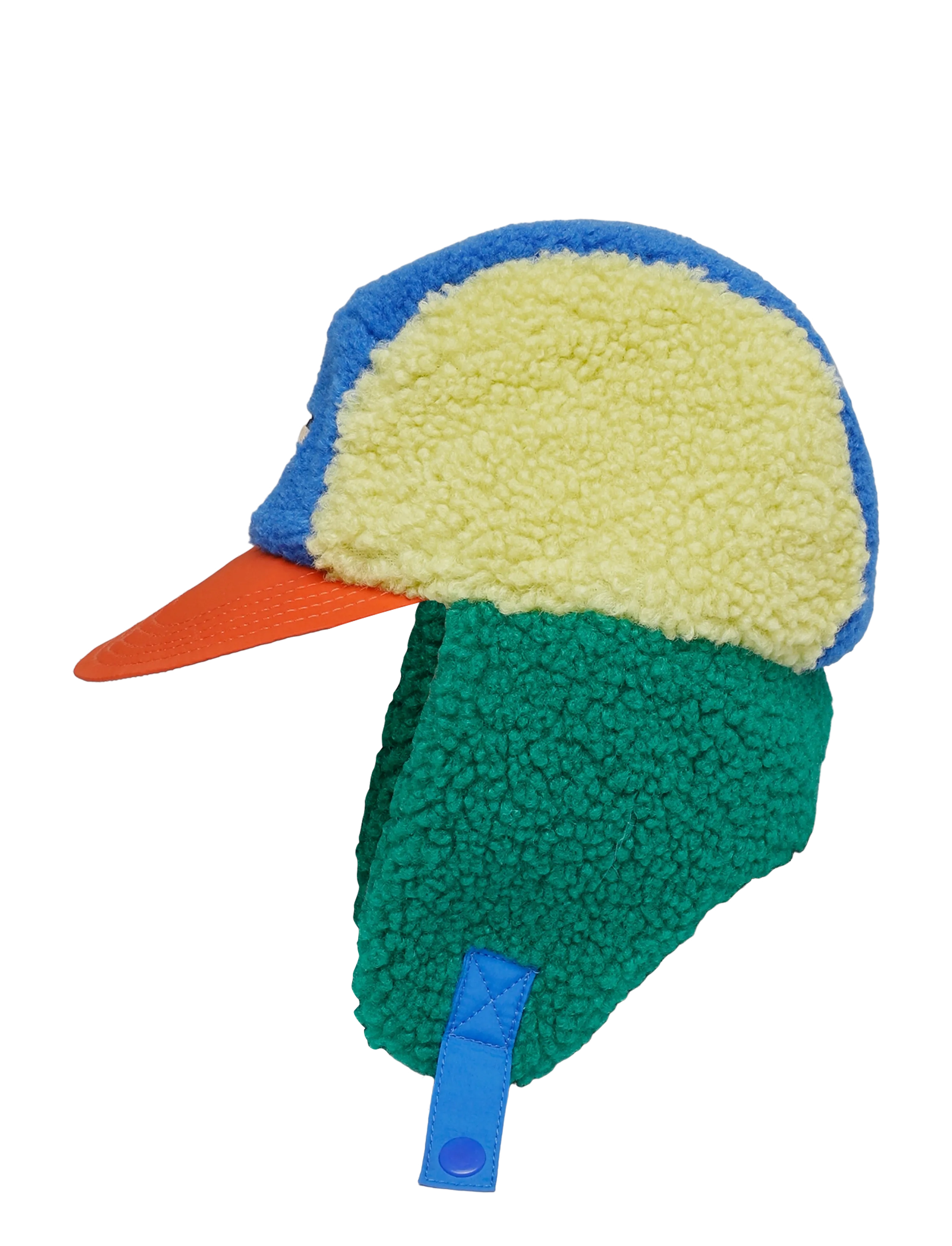 Bobo Choses - Bobo Choses color block sheepskin chapka - multi coloured - 2