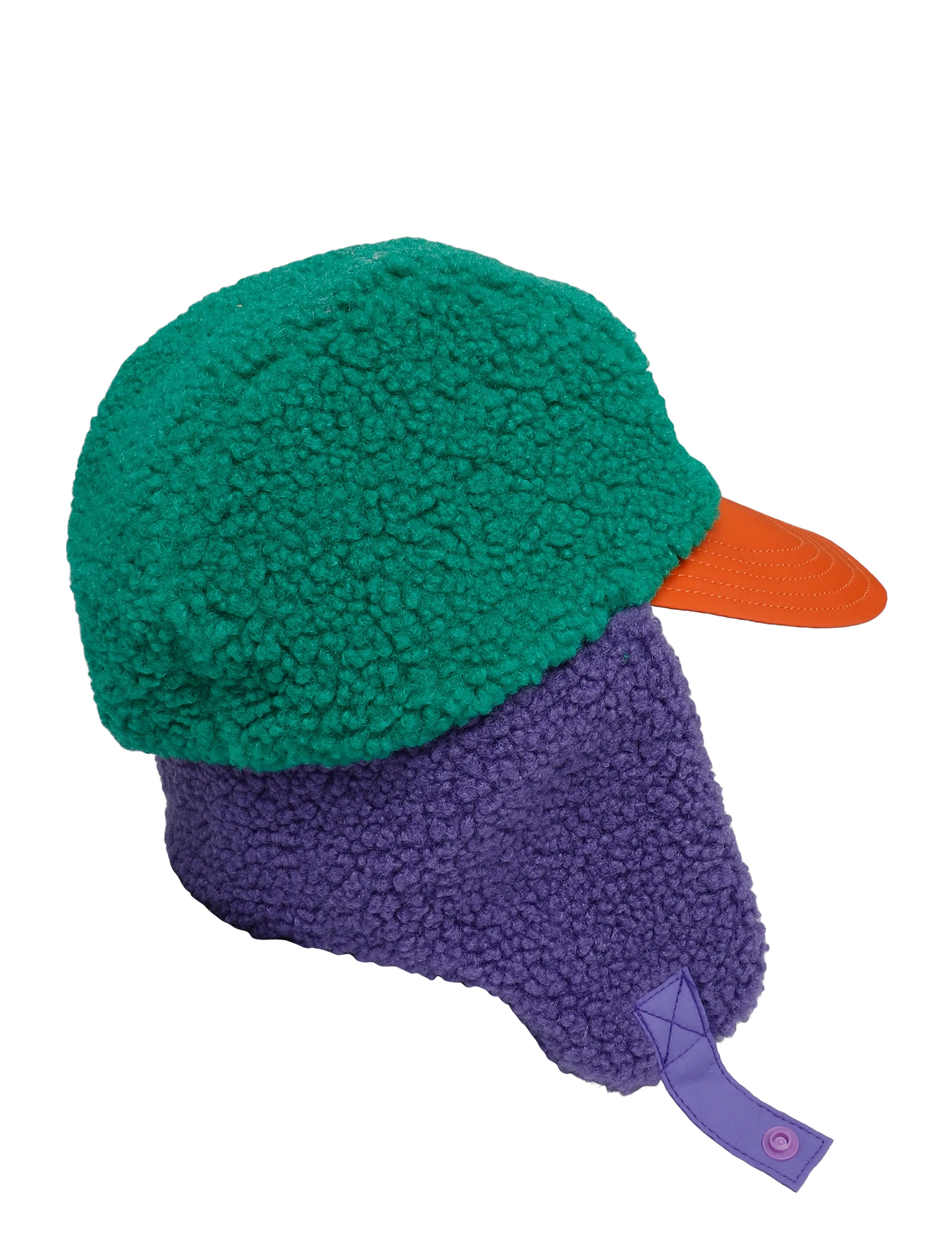 Bobo Choses - Bobo Choses color block sheepskin chapka - multi coloured - 1