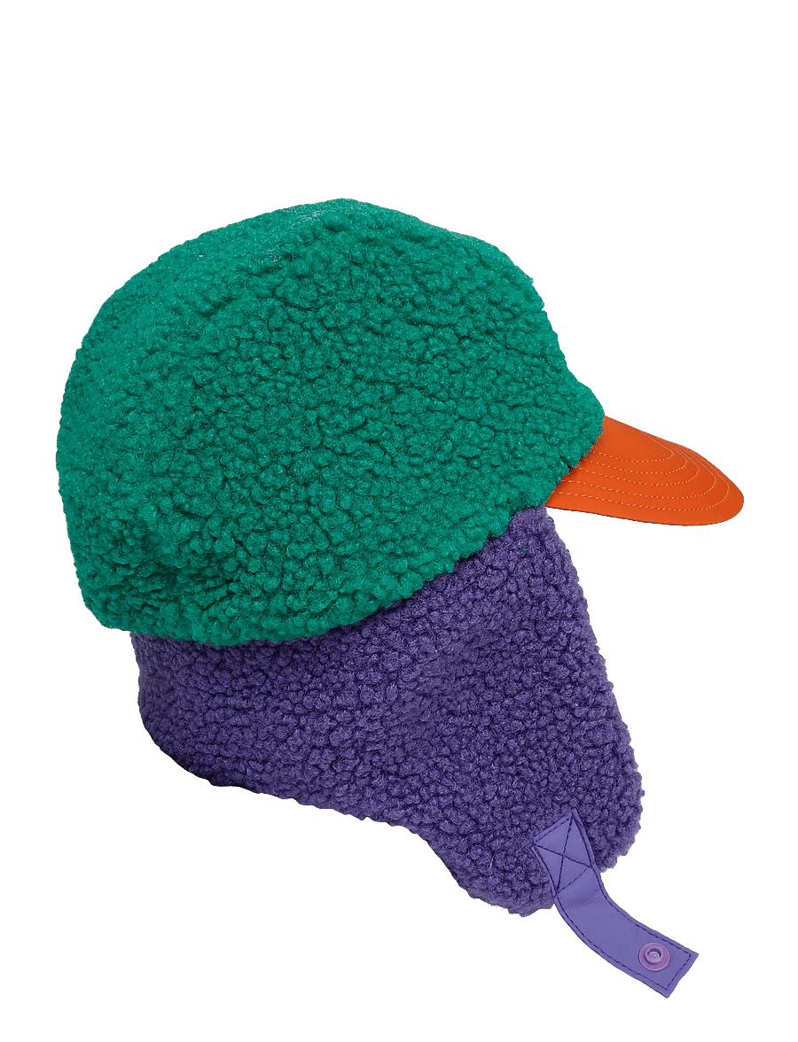 Bobo Choses - Bobo Choses color block sheepskin chapka - vintermössor - multi coloured - 1