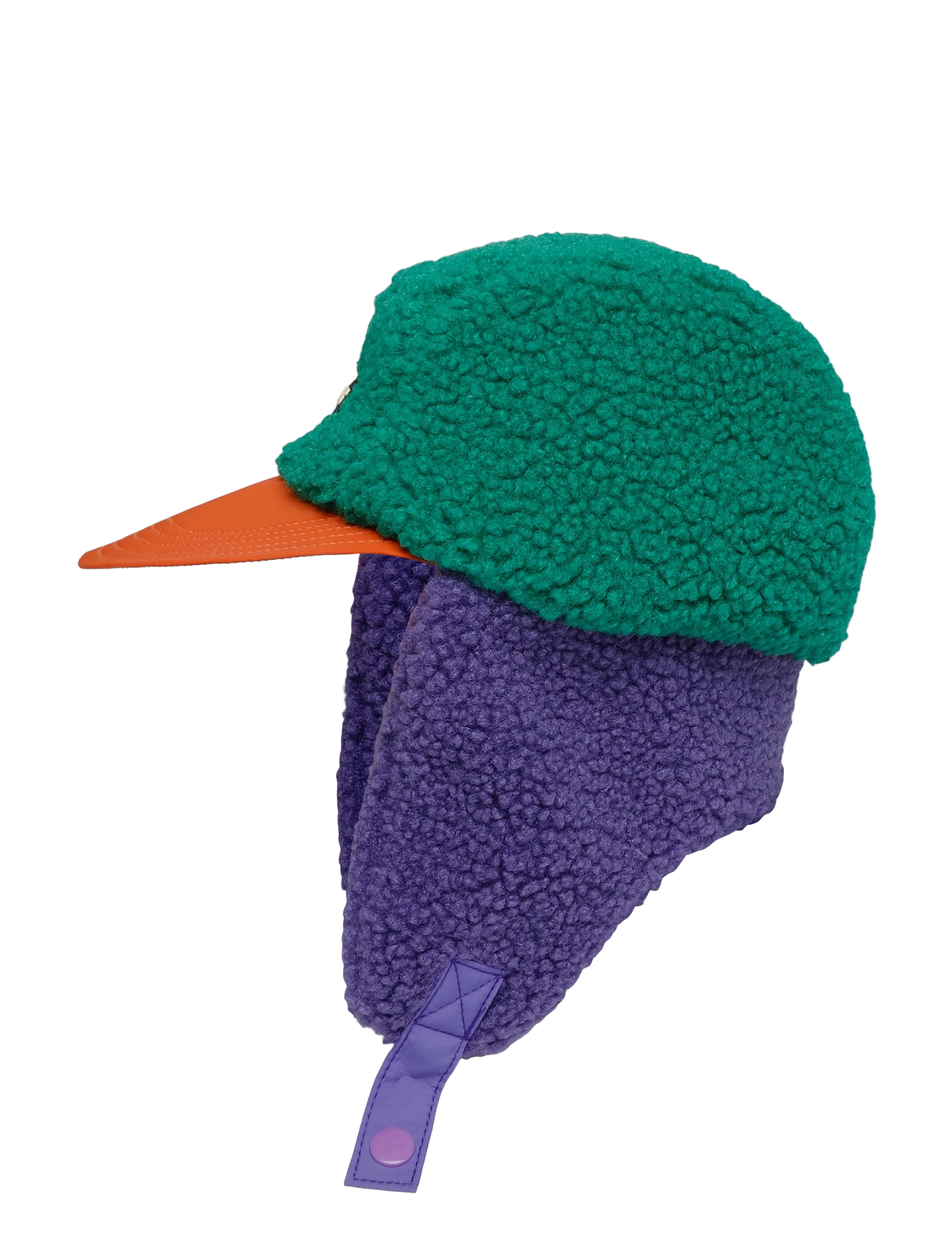 Bobo Choses - Bobo Choses color block sheepskin chapka - multi coloured - 2