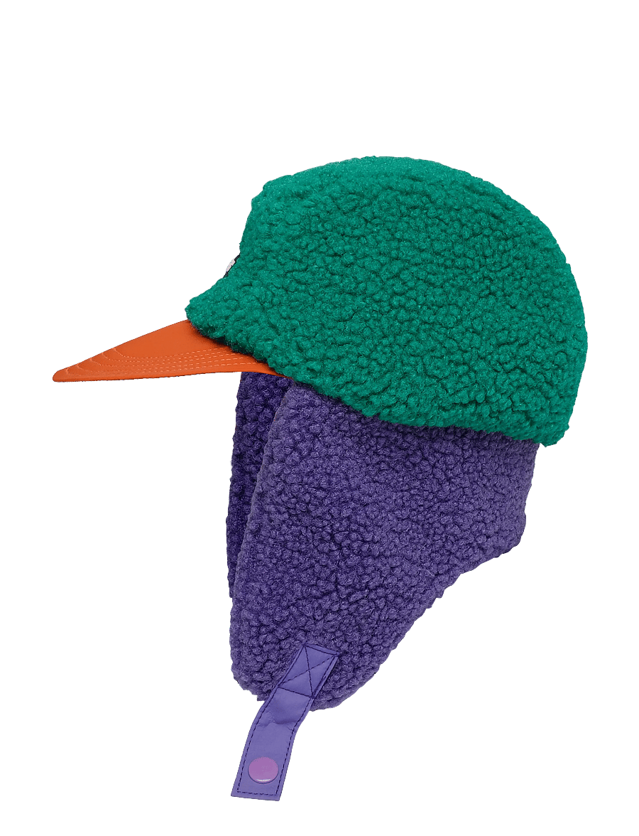 Bobo Choses - Bobo Choses color block sheepskin chapka - vintermössor - multi coloured - 2