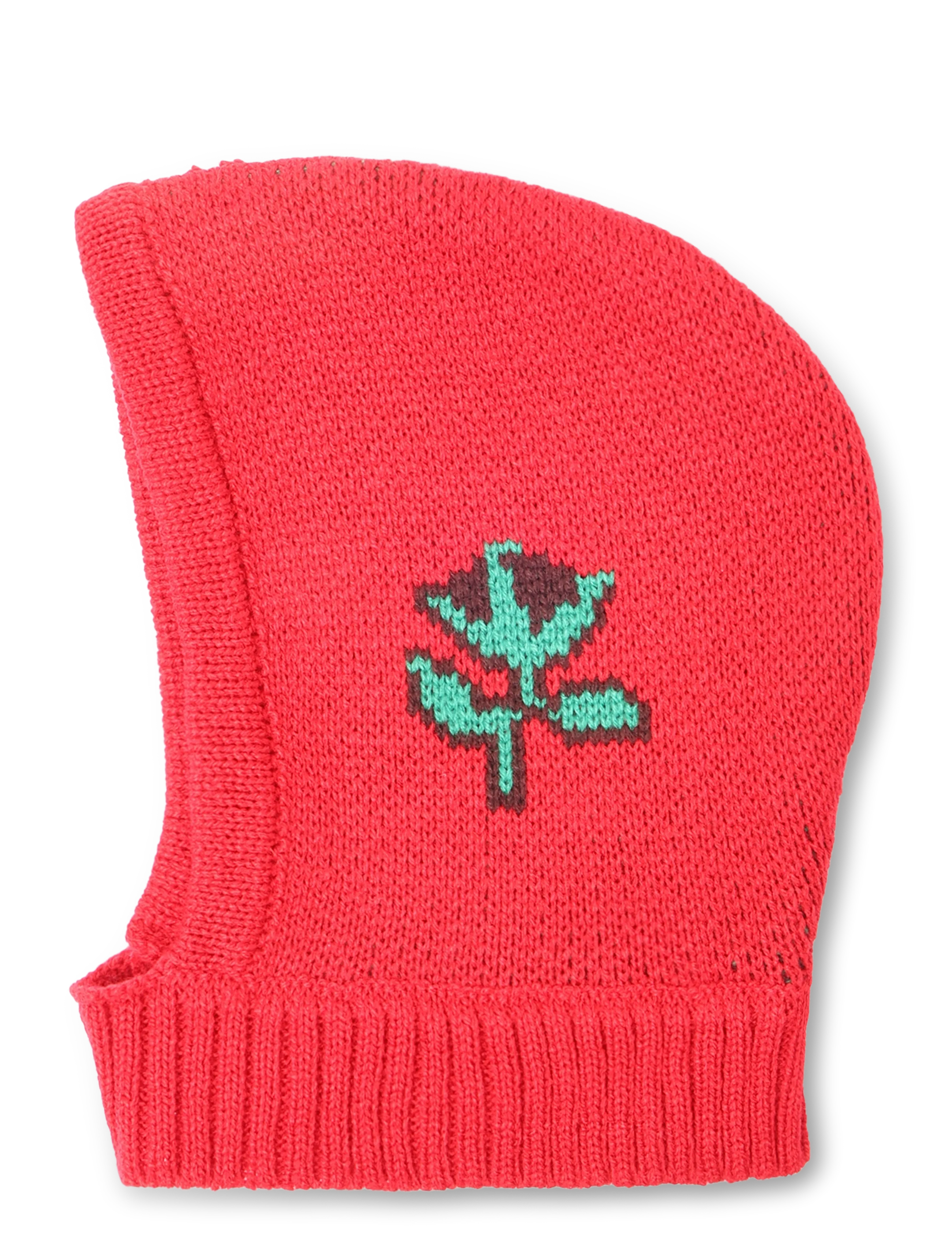 Bobo Choses Blossom knitted balaclava Bobo Choses - Accessories - RED / red
