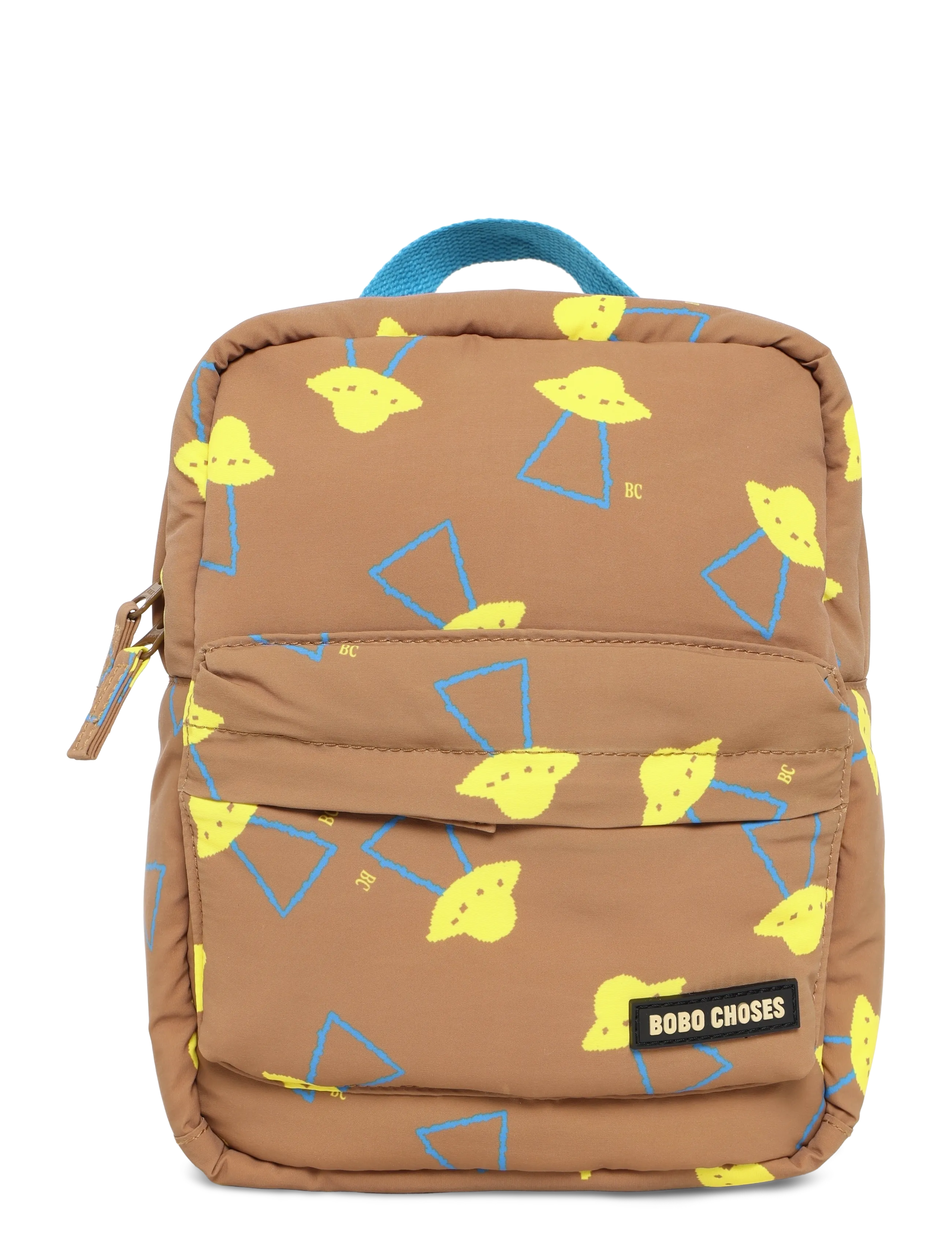 Bobo Choses Pixel Abduction All Over Backpack, One Size, Bags, Braun - Backpacks, Kinder