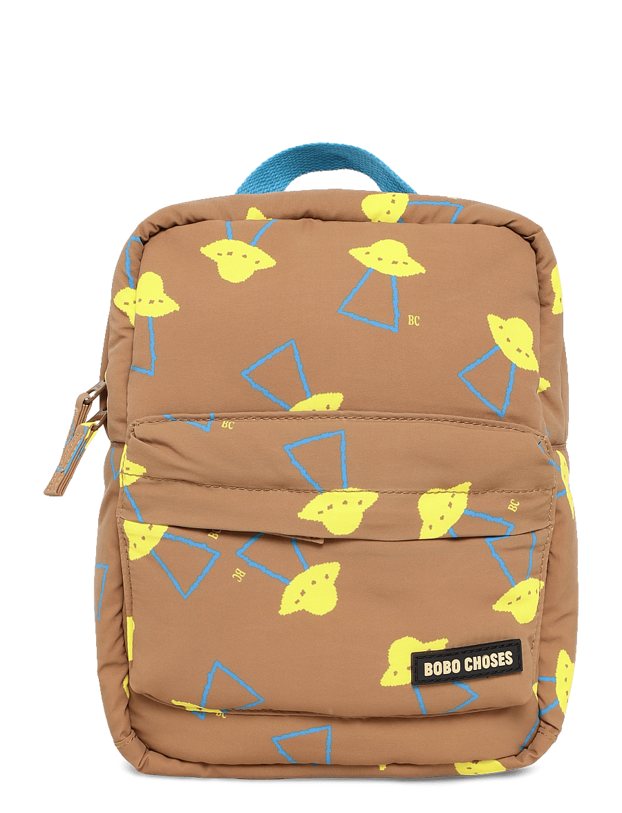 Bobo Choses - Pixel Abduction all over backpack - seljakotid - brown - 0