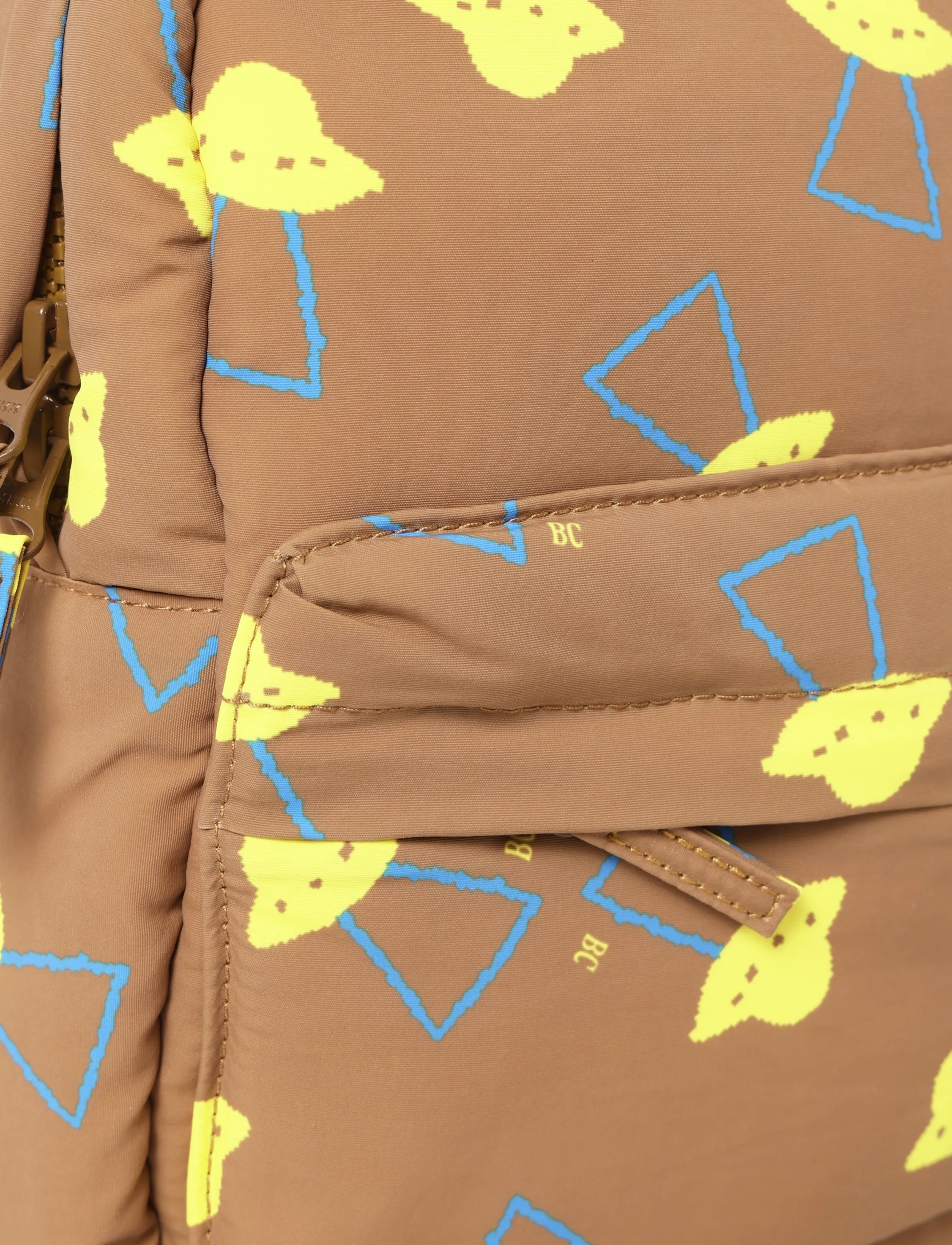 Bobo Choses - Pixel Abduction all over backpack - brown - 3